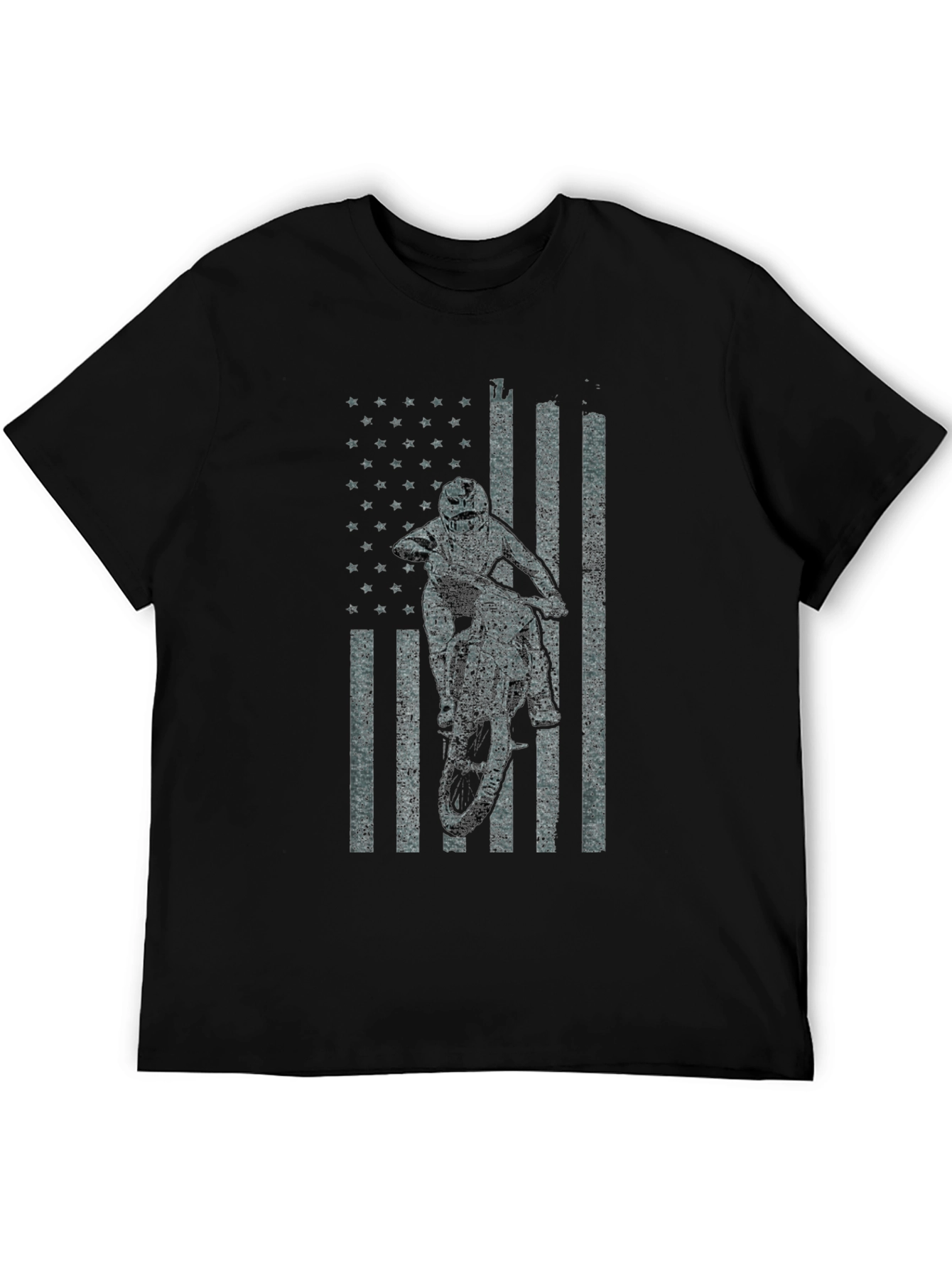 American Flag Motocross T-Shirt