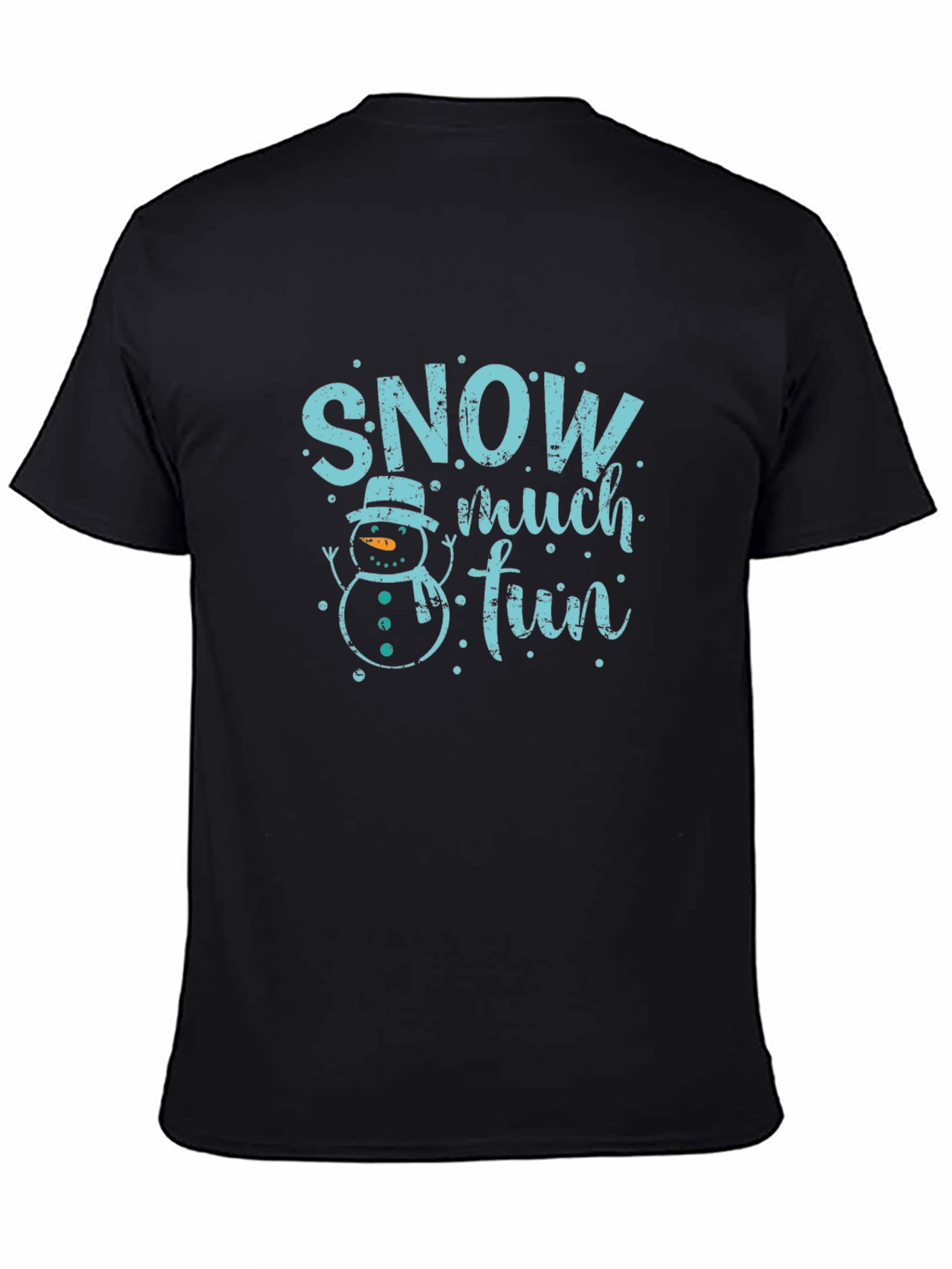Snow Much Fun Graphic T-Shirt - Black