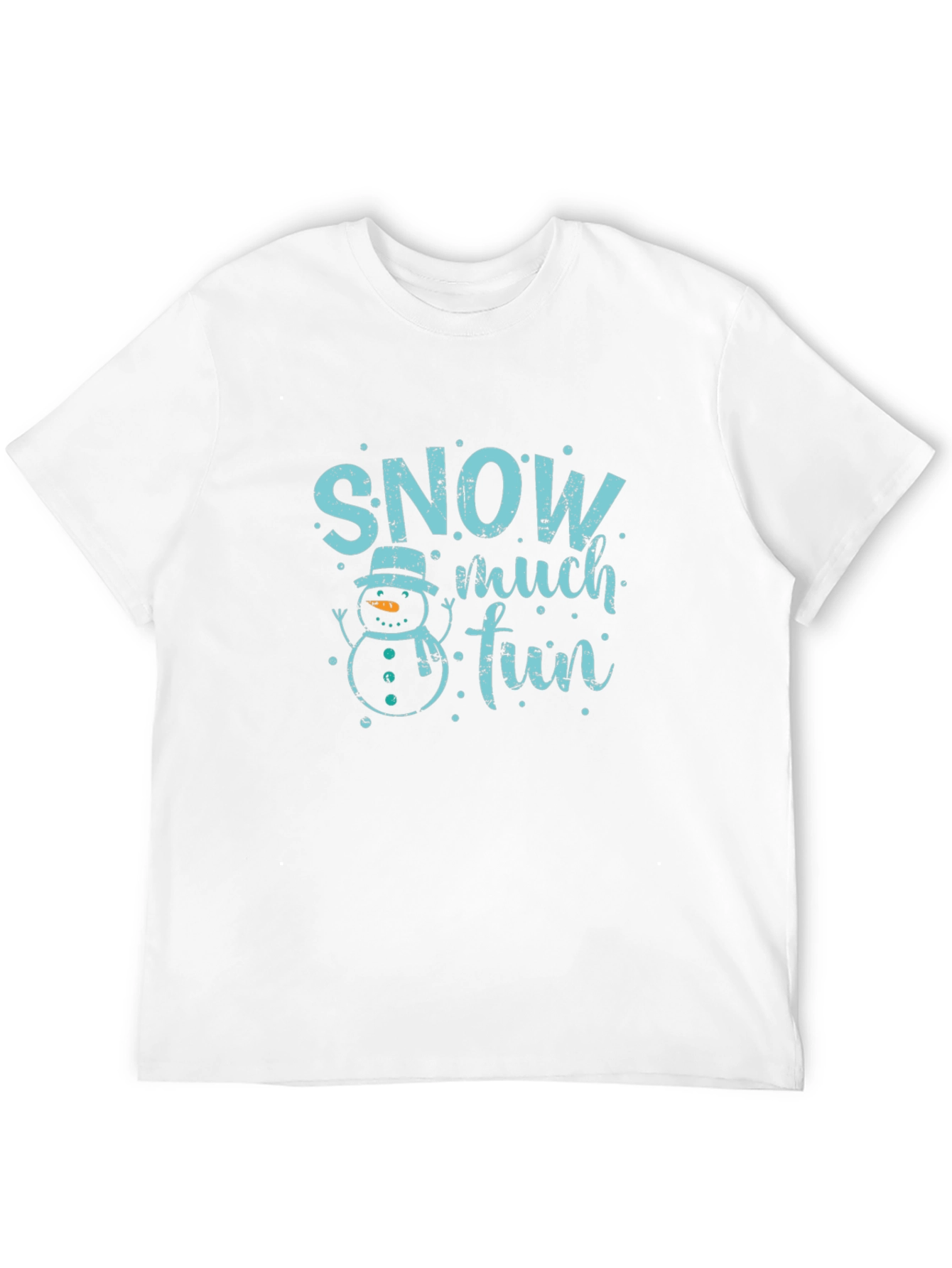 Snow Much Fun Graphic T-Shirt - Black