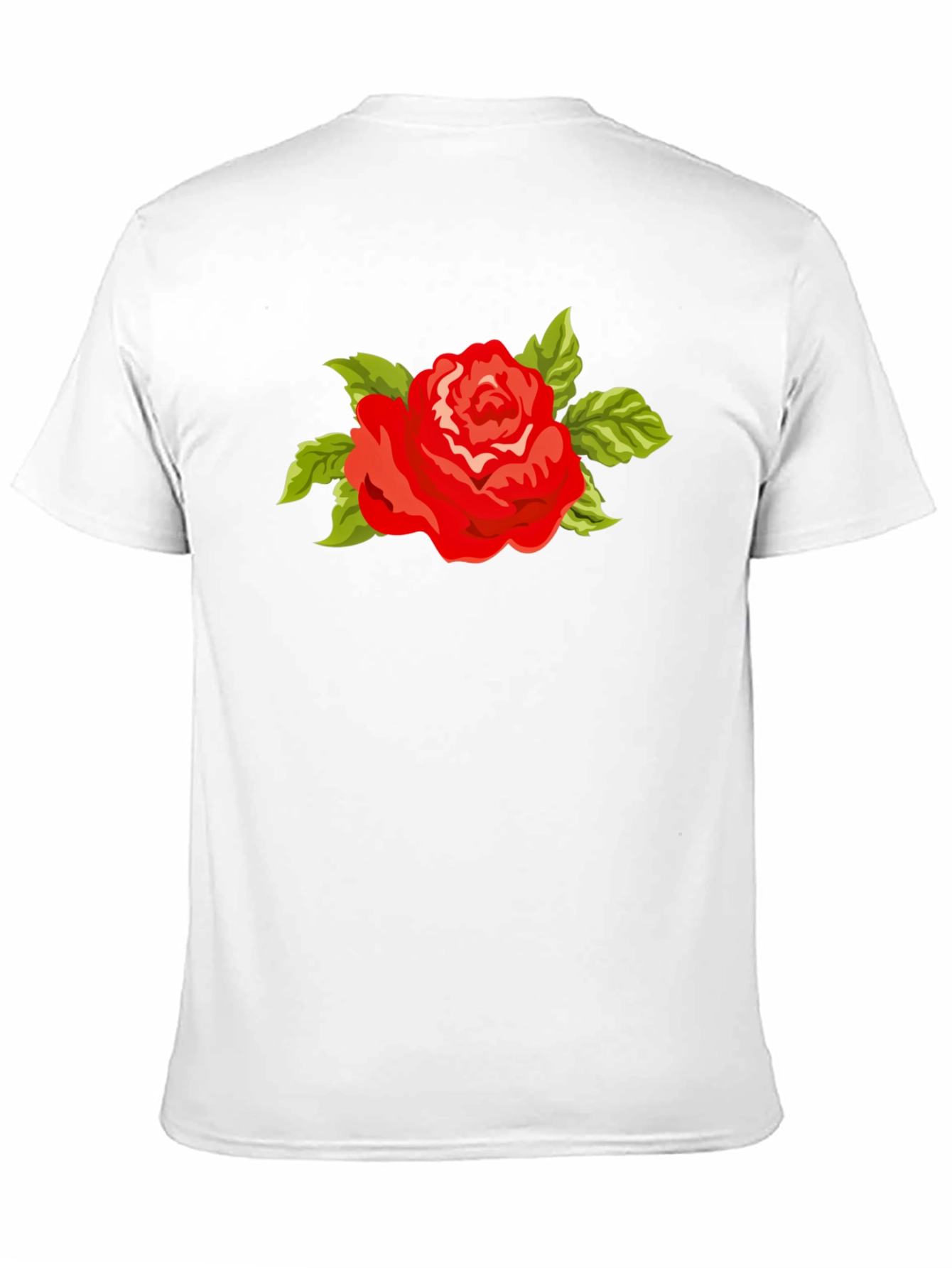 Red Rose T-Shirt - Bold Floral Graphic Tee