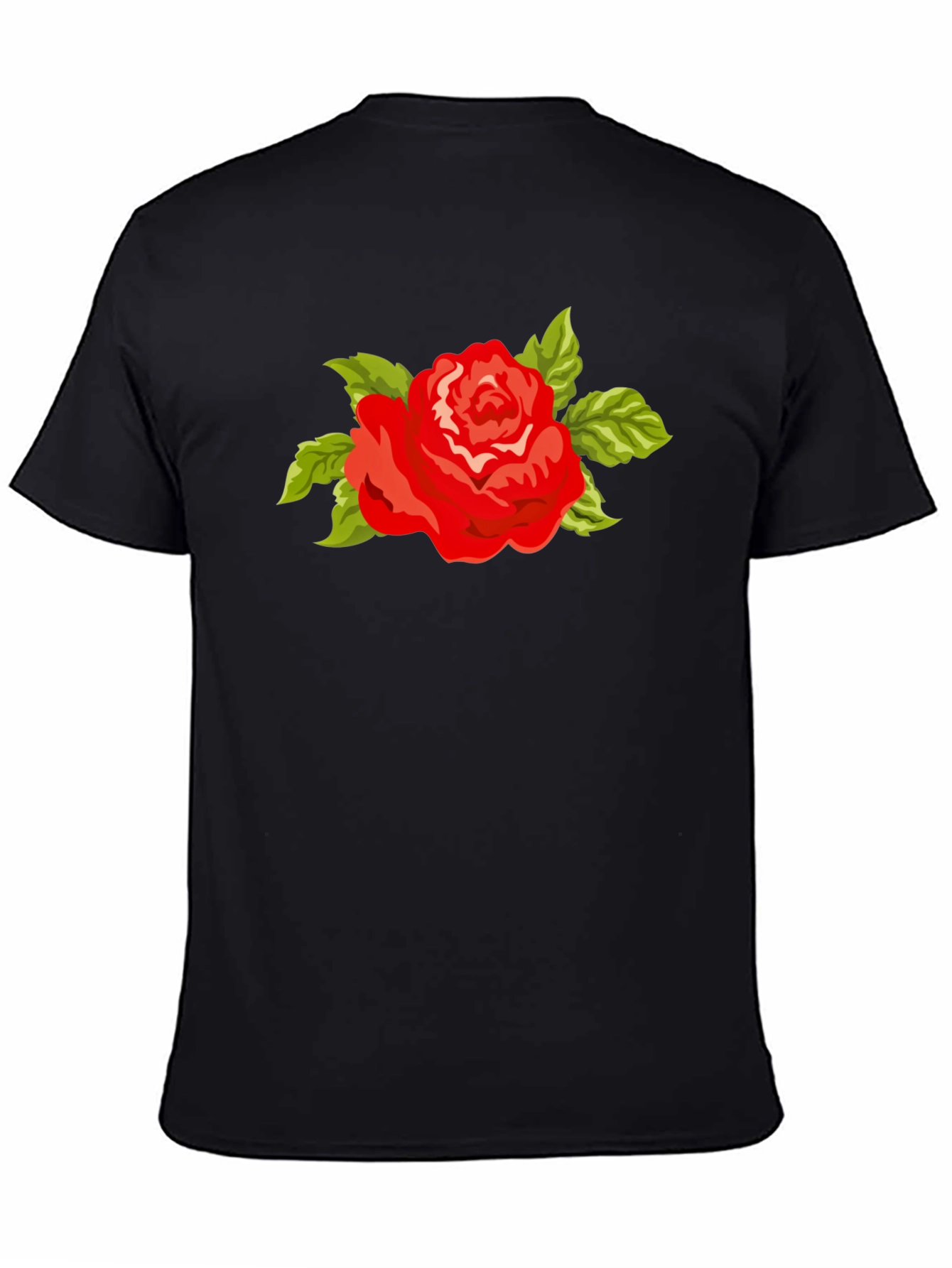 Red Rose T-Shirt - Bold Floral Graphic Tee