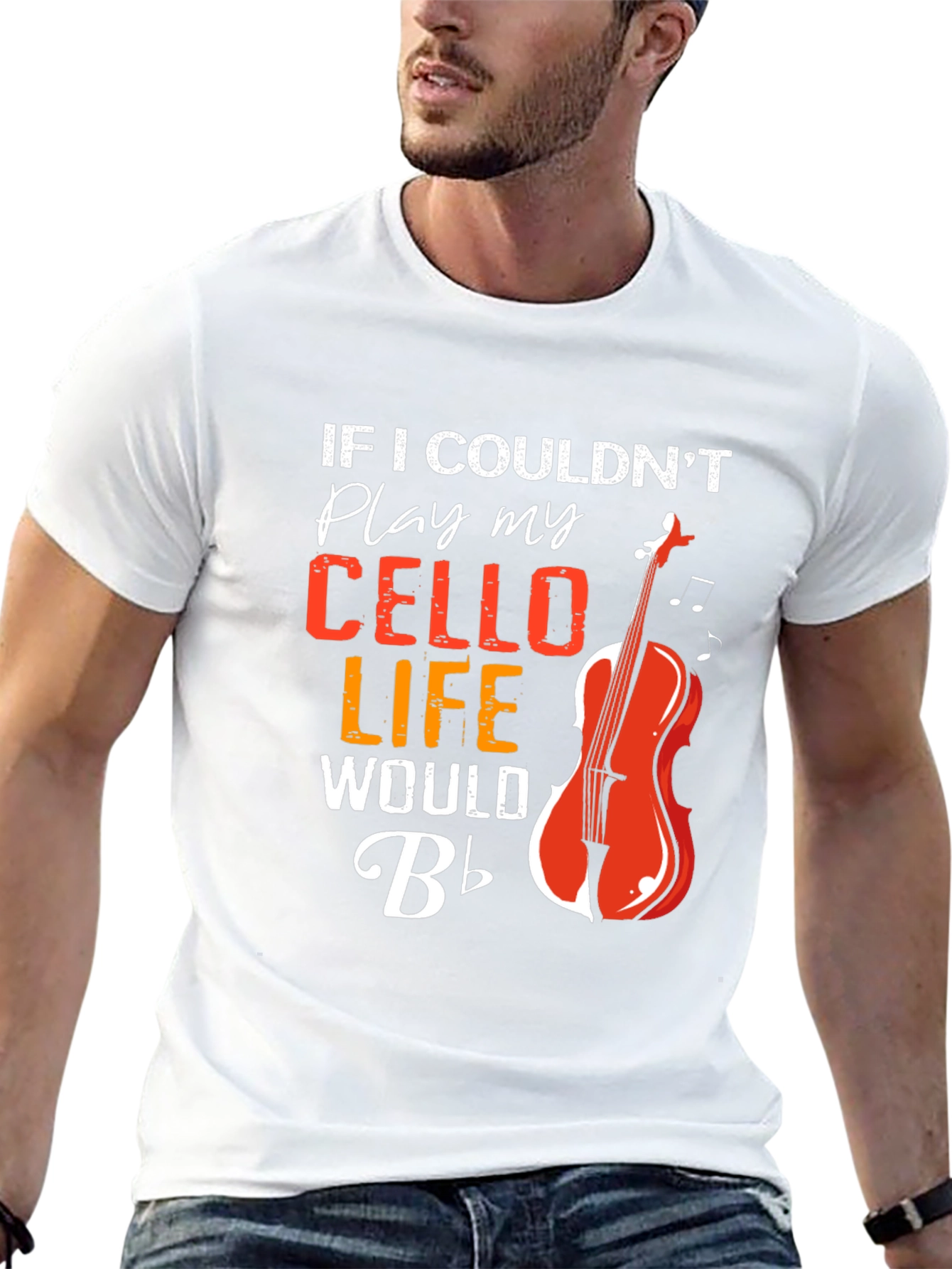 Cello Player T-Shirt - Musical Life Tee