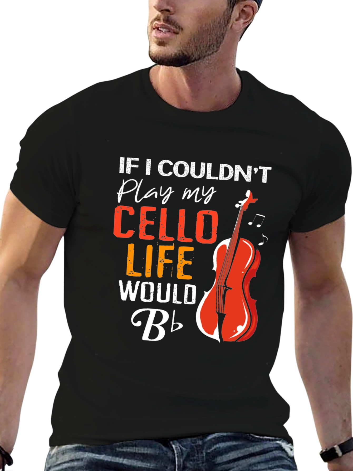 Cello Player T-Shirt - Musical Life Tee