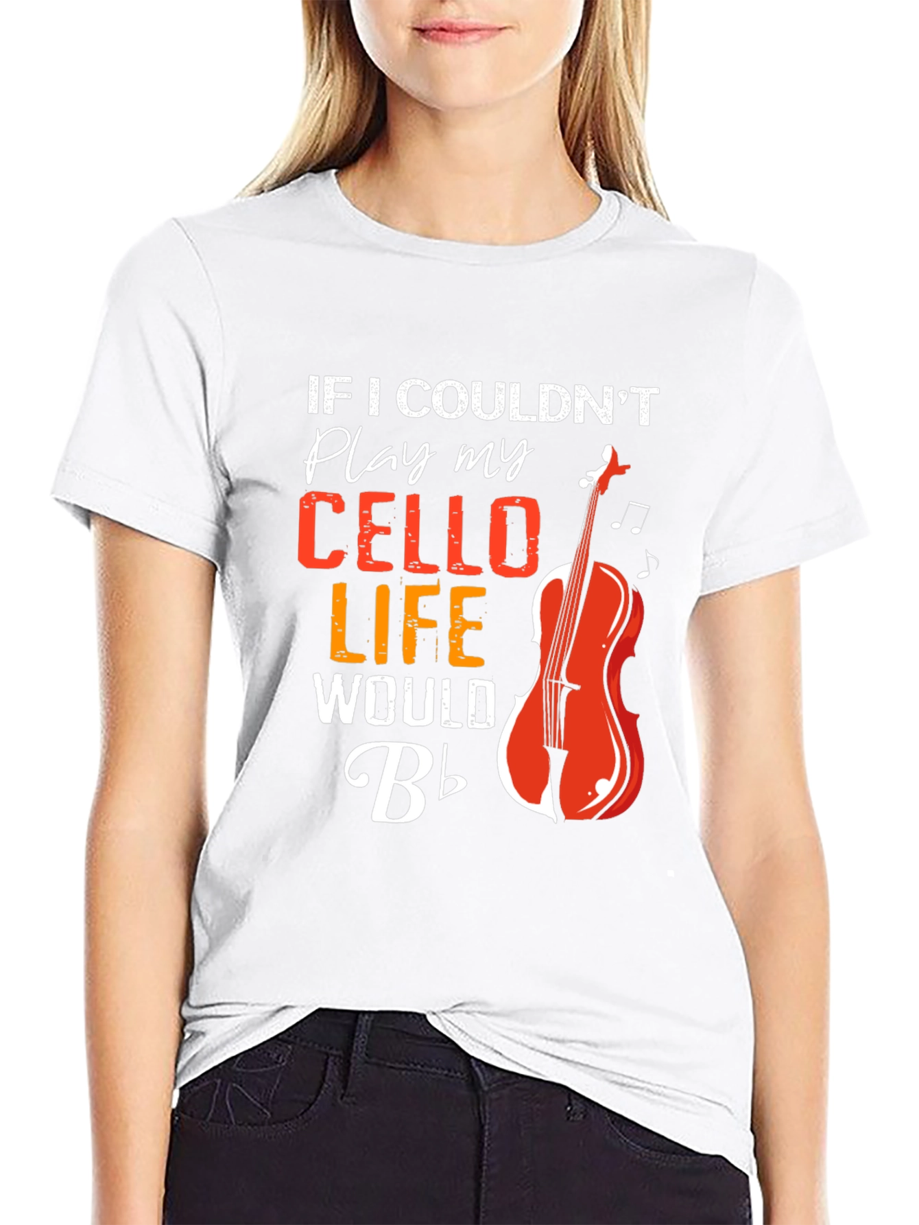 Cello Player T-Shirt - Musical Life Tee
