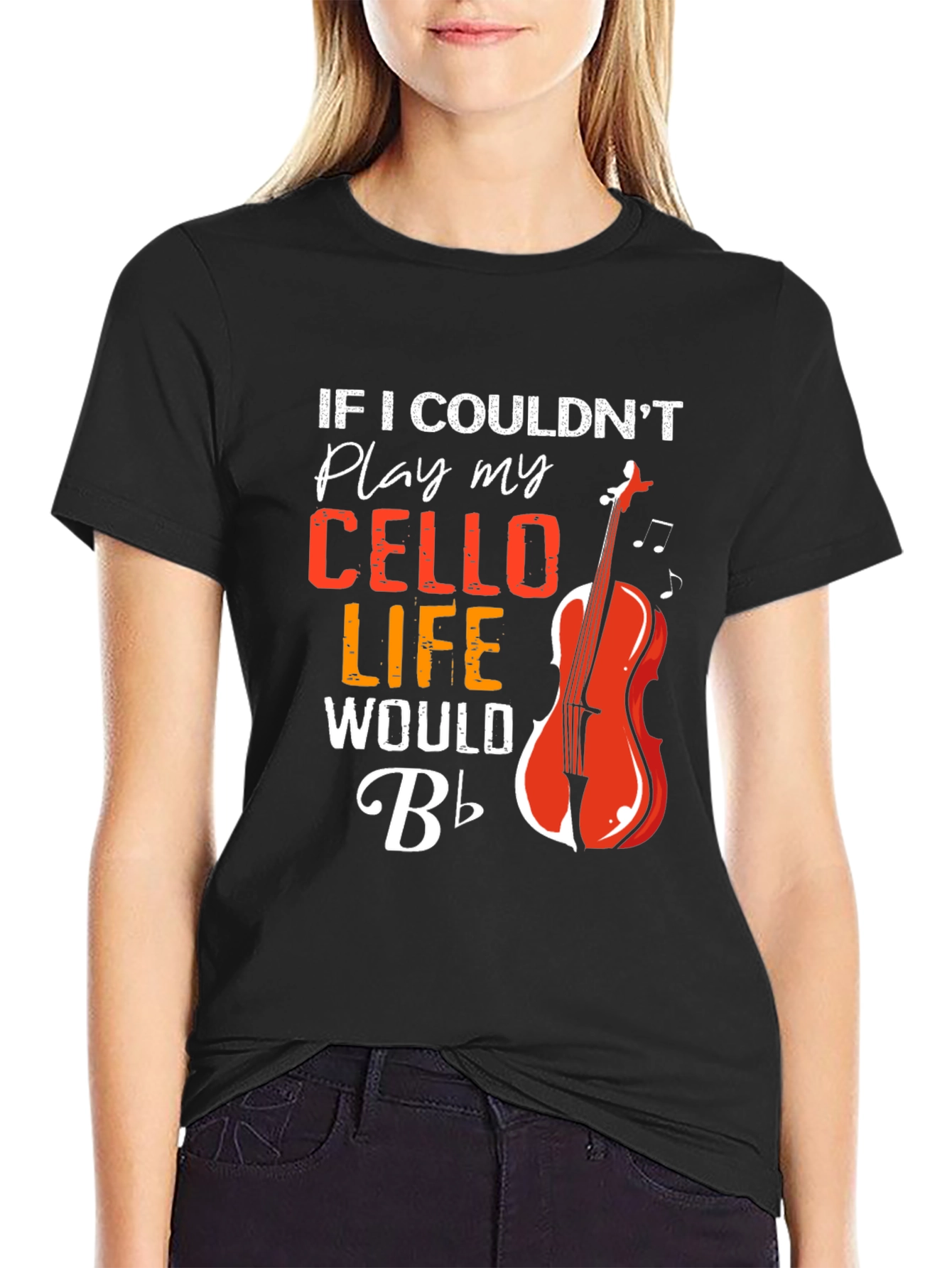 Cello Player T-Shirt - Musical Life Tee