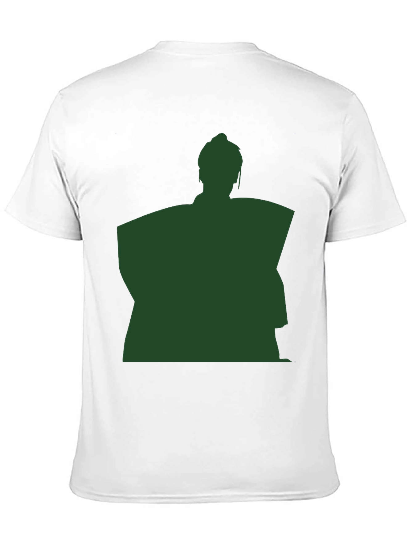 Sumo Wrestler Silhouette Graphic T-Shirt - Black