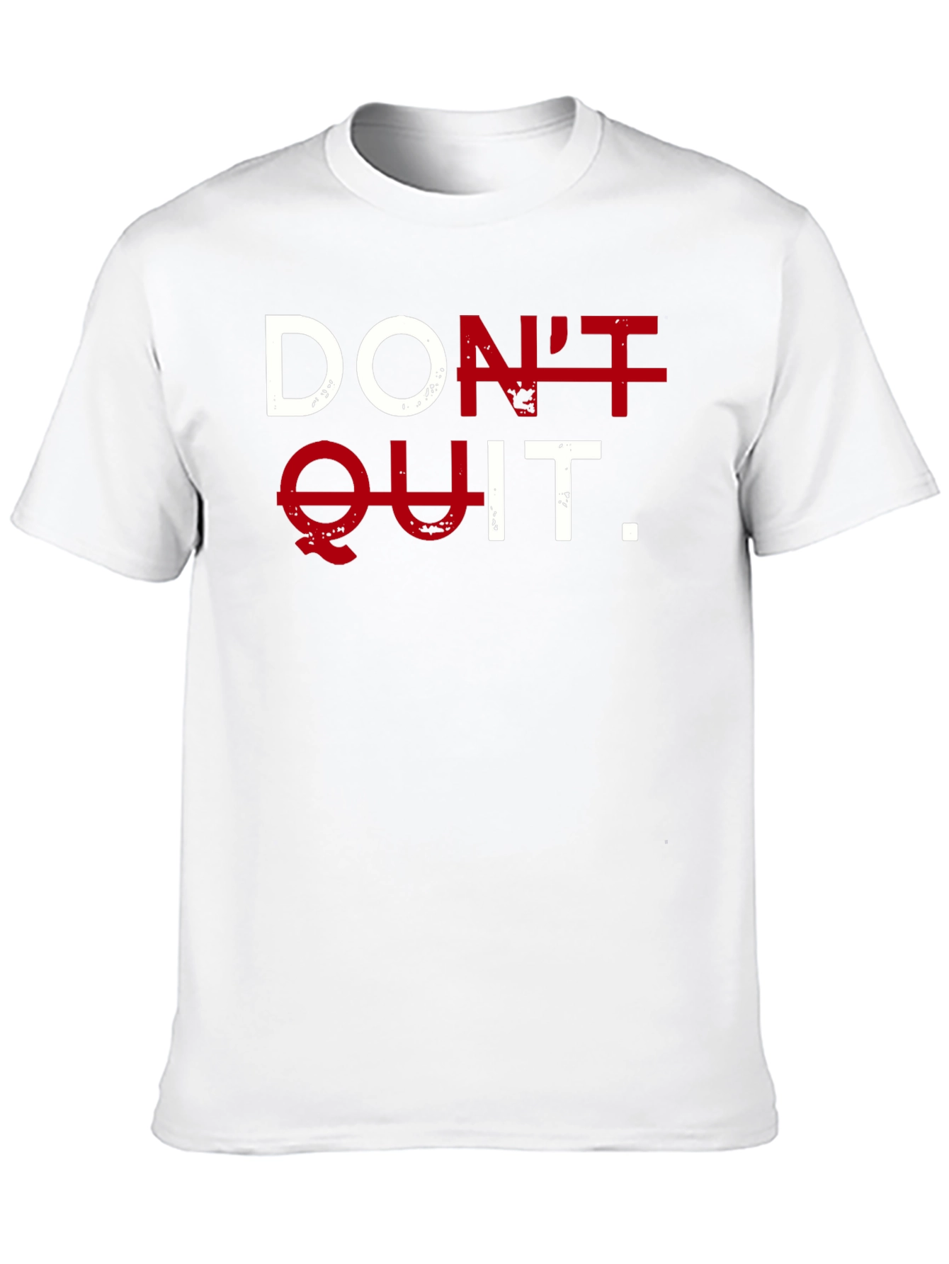 Motivational Dont Quit T-Shirt - Black