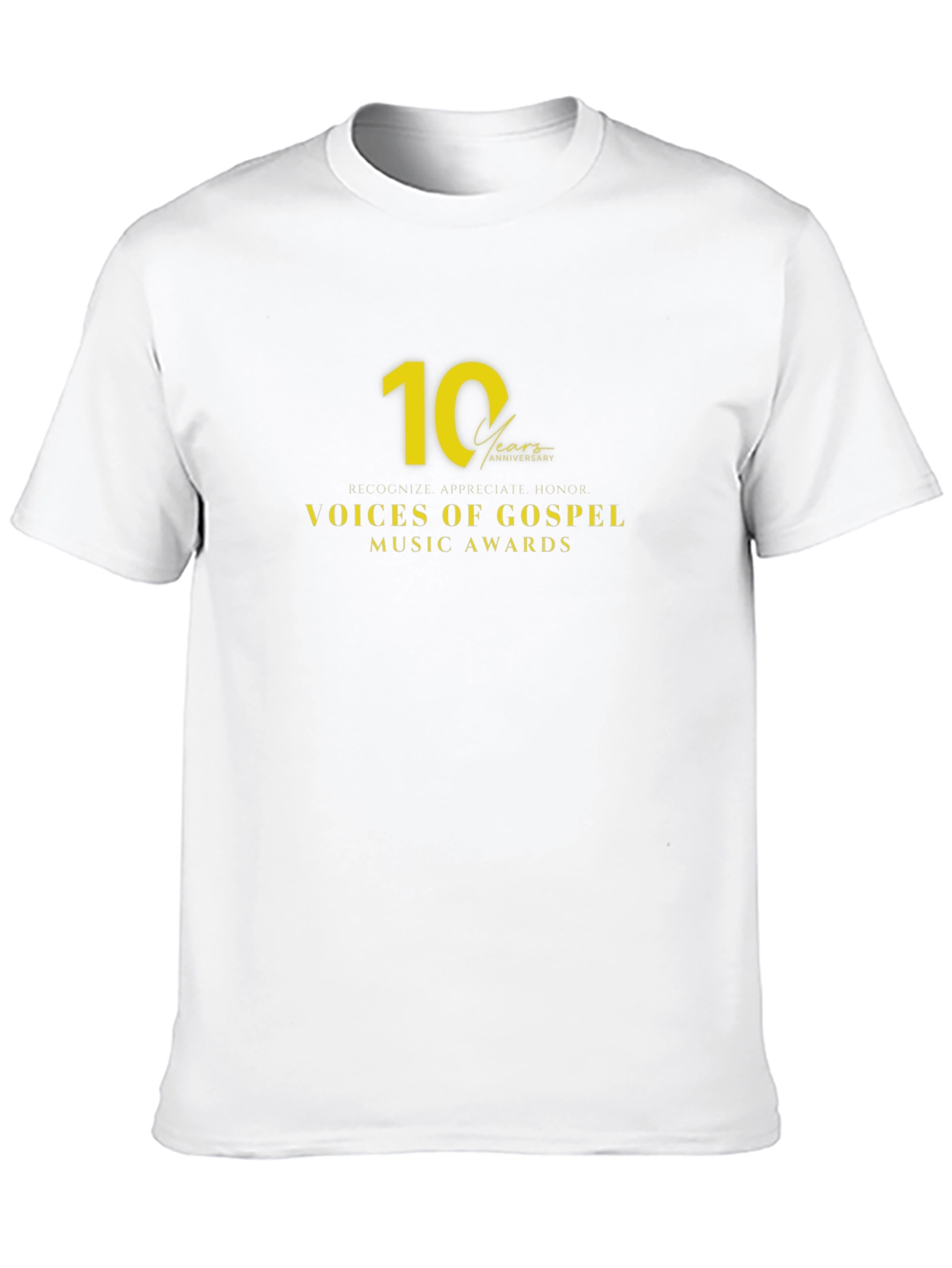 Voices of Gospel Music Awards 10th Anniversary T-Shirt