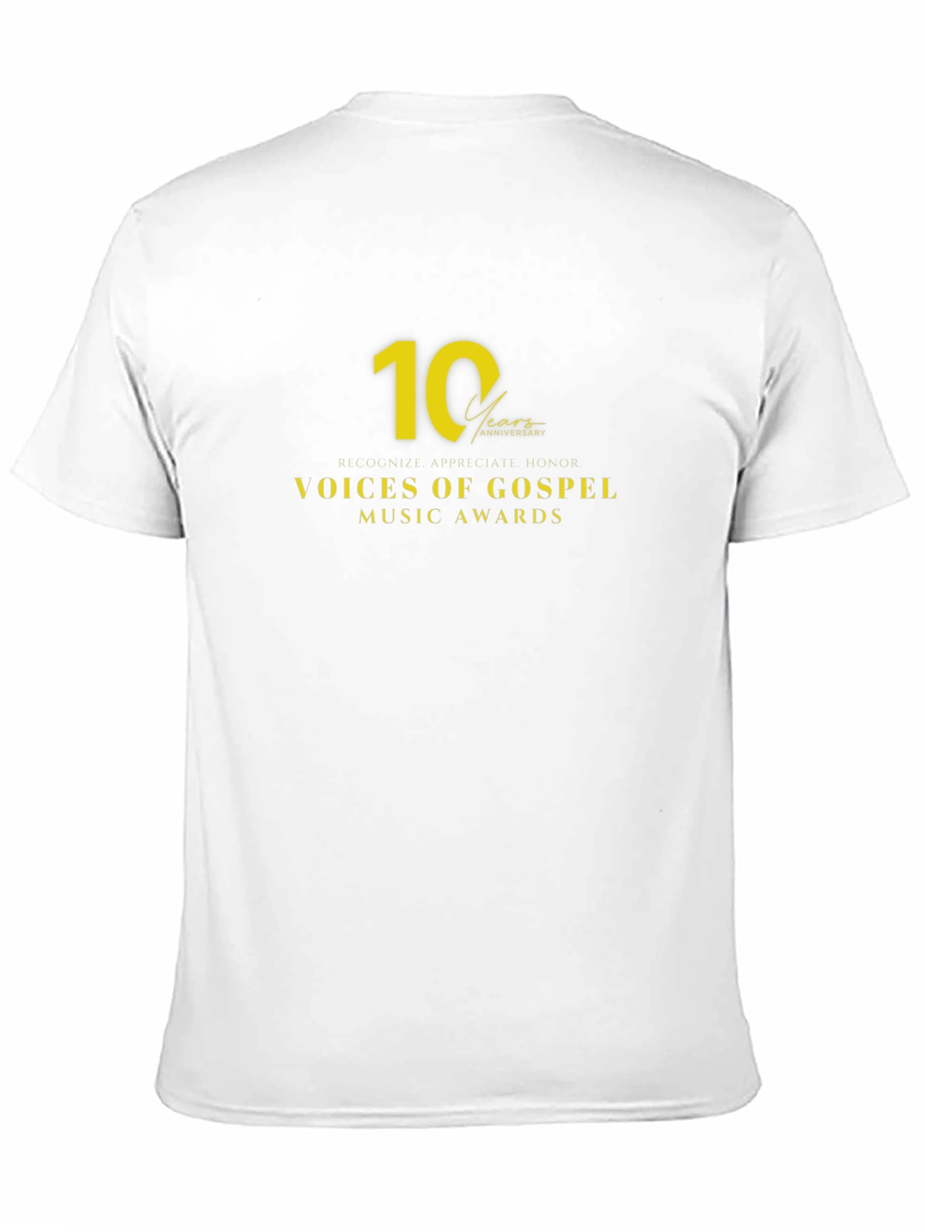 Voices of Gospel Music Awards 10th Anniversary T-Shirt