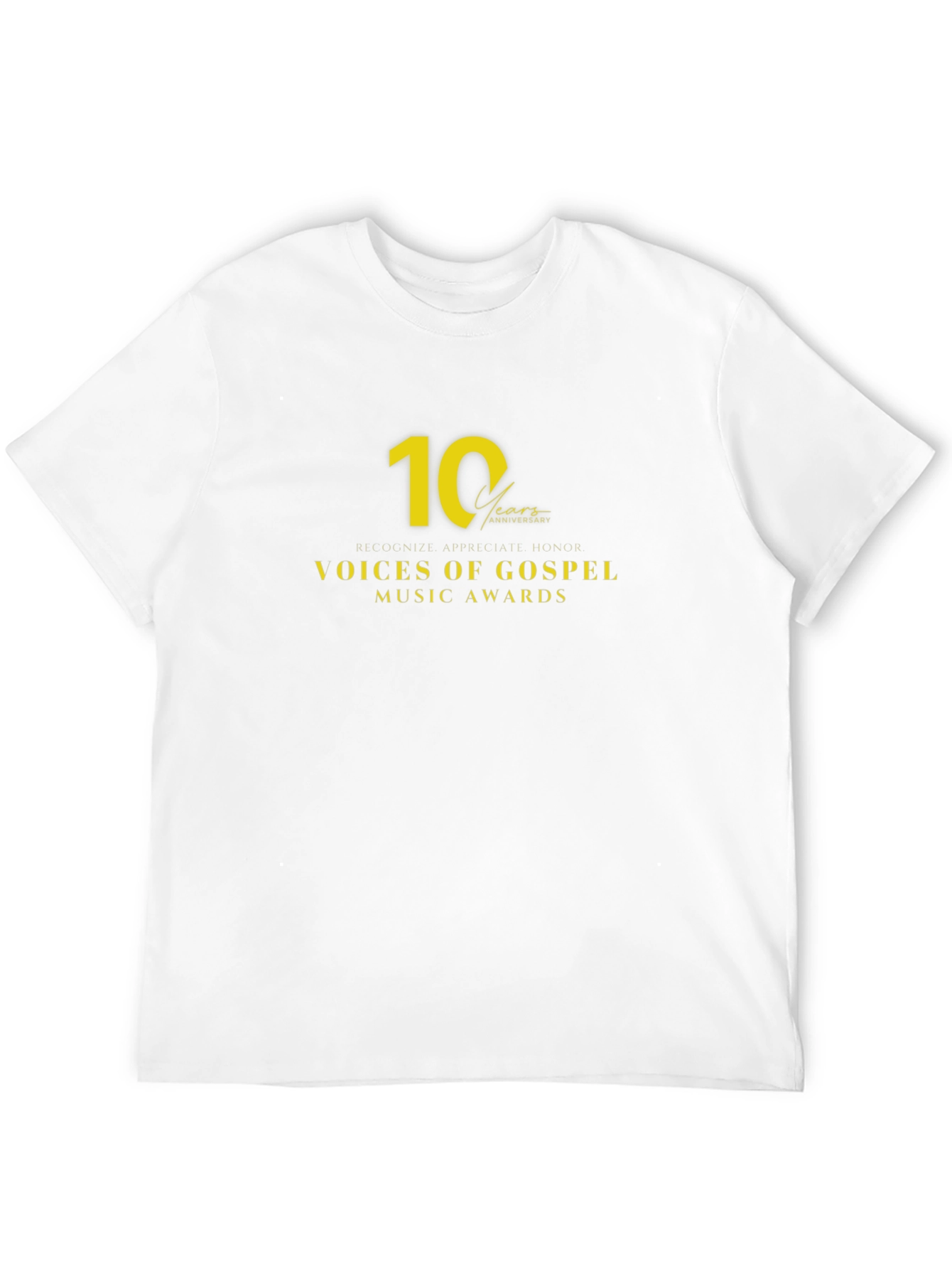 Voices of Gospel Music Awards 10th Anniversary T-Shirt