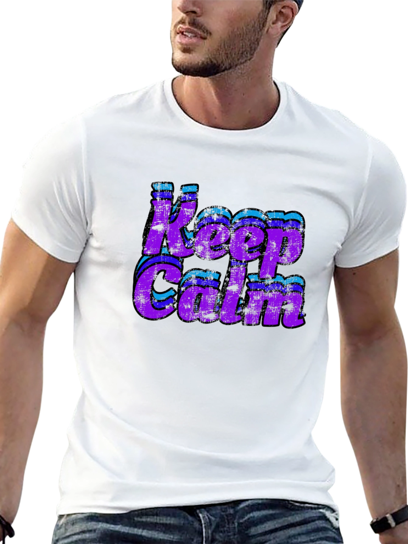 Keep Calm Retro Graphic Tee