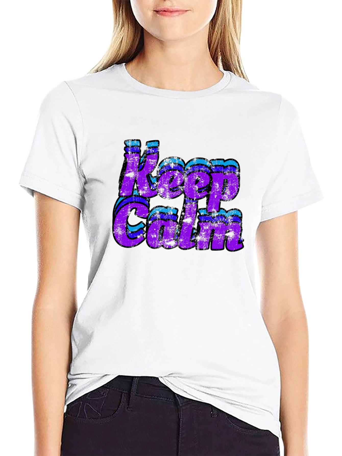 Keep Calm Retro Graphic Tee