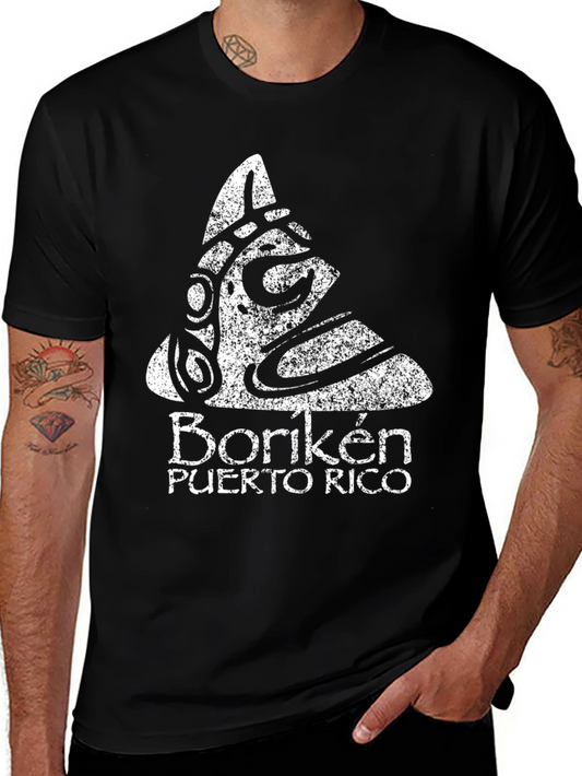 Boriken Puerto Rico T-Shirt - Black