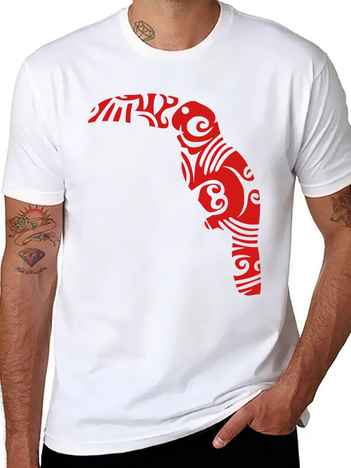 Tribal Florida T-Shirt - Black
