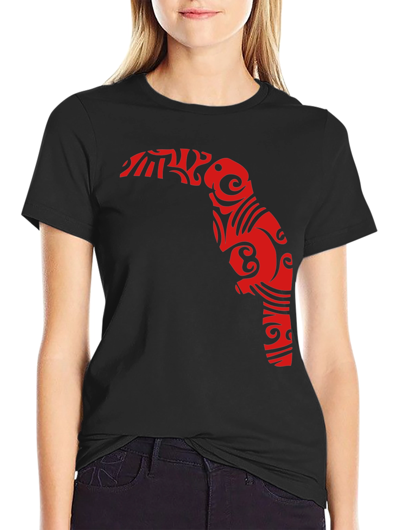 Tribal Florida T-Shirt - Black