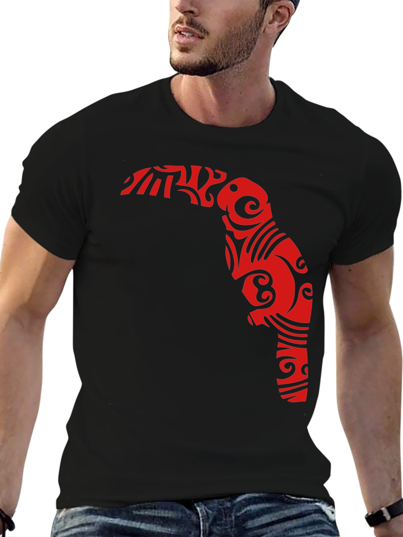Tribal Florida T-Shirt - Black