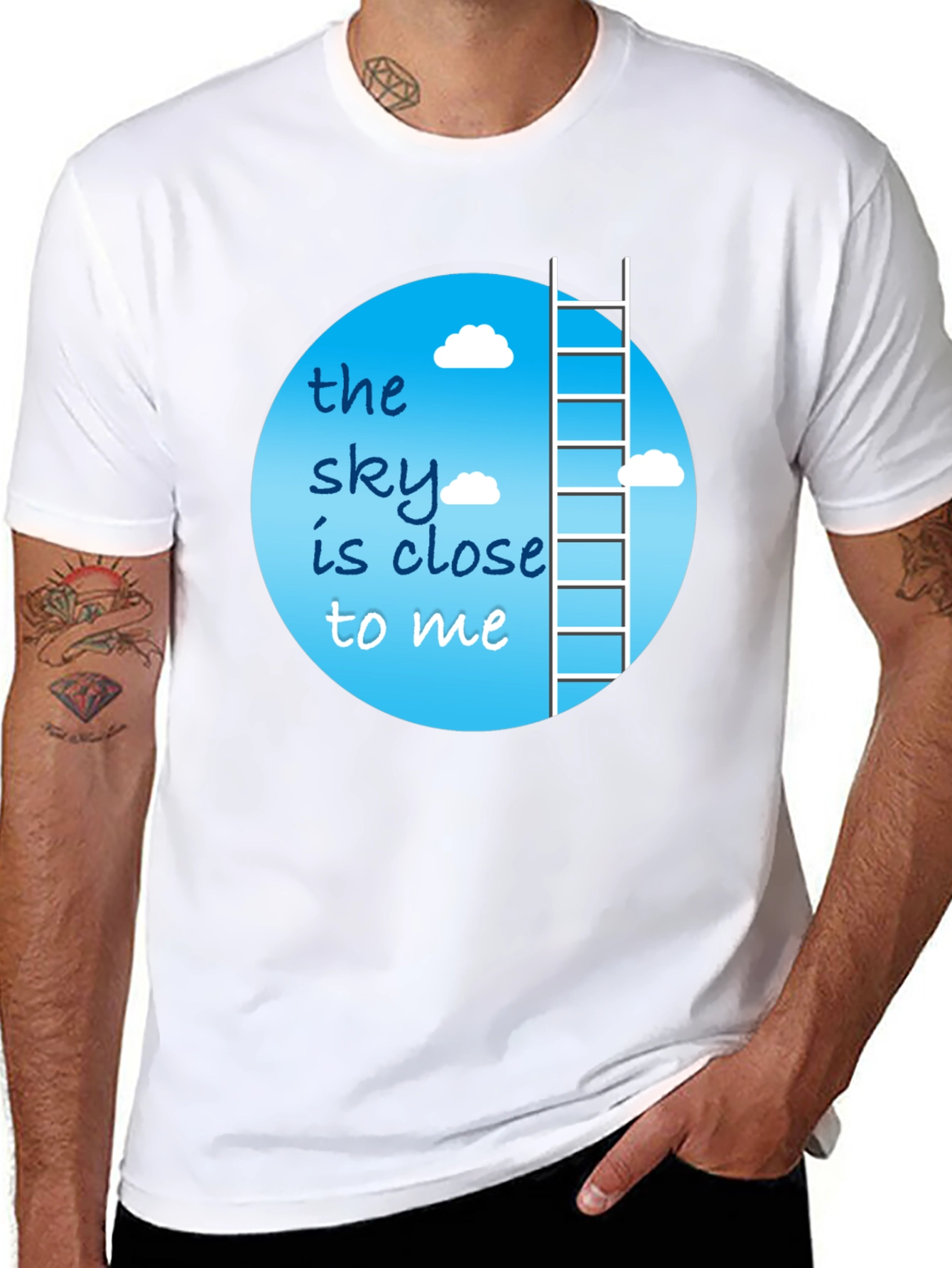 Skys Close to Me Graphic T-Shirt