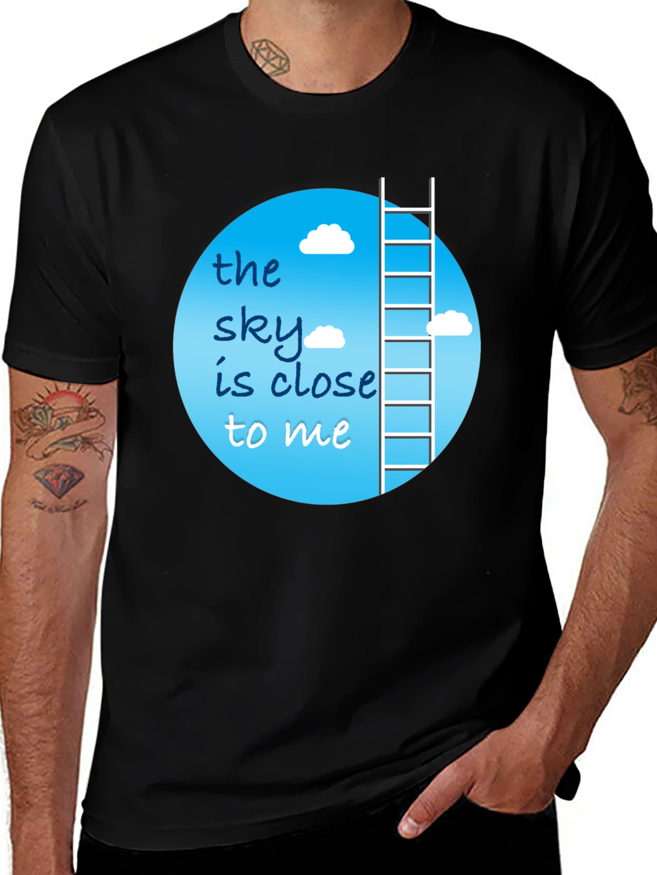 Skys Close to Me Graphic T-Shirt