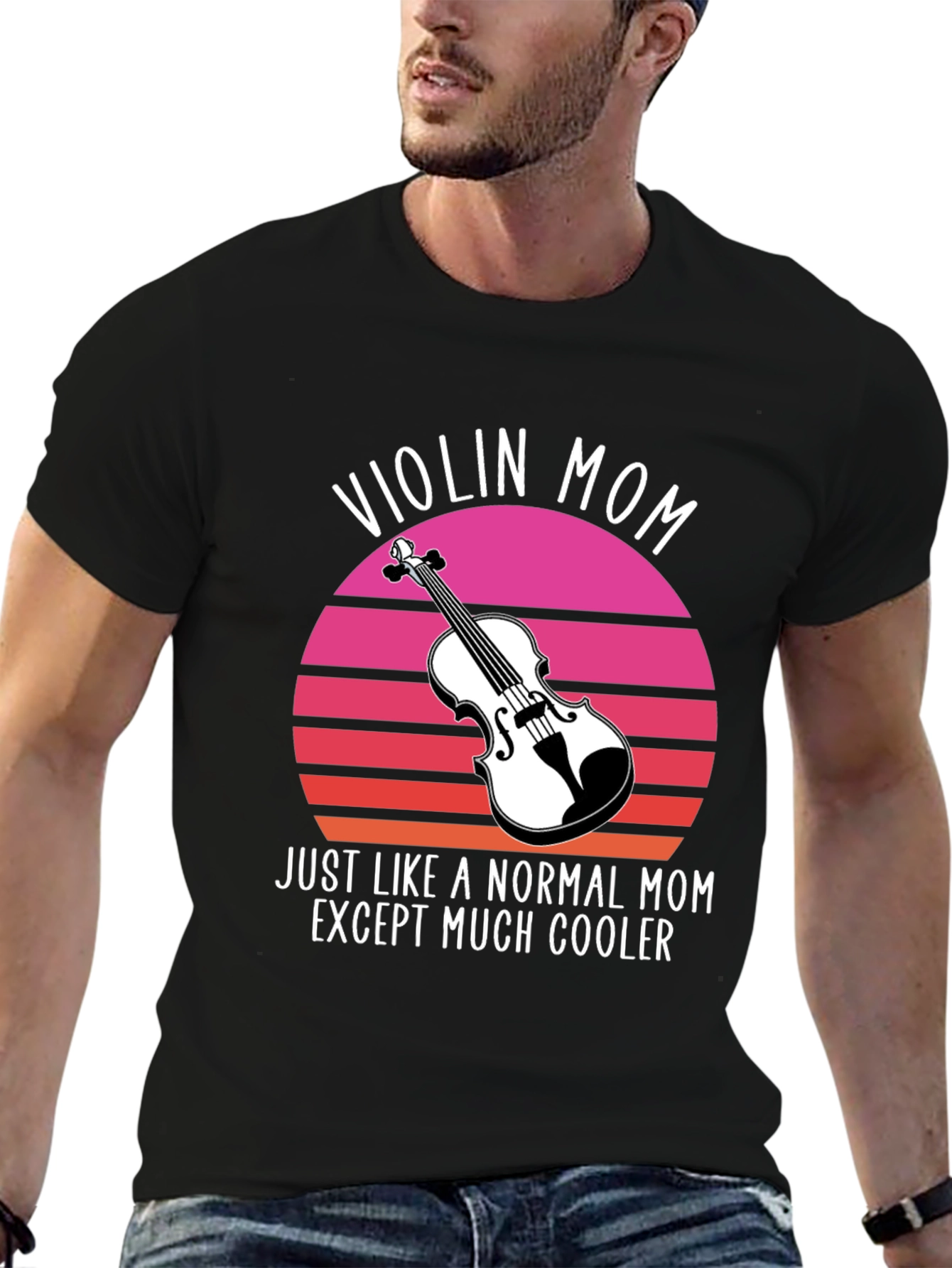 Violin Mom T-Shirt - Cool Musician Mom Tee