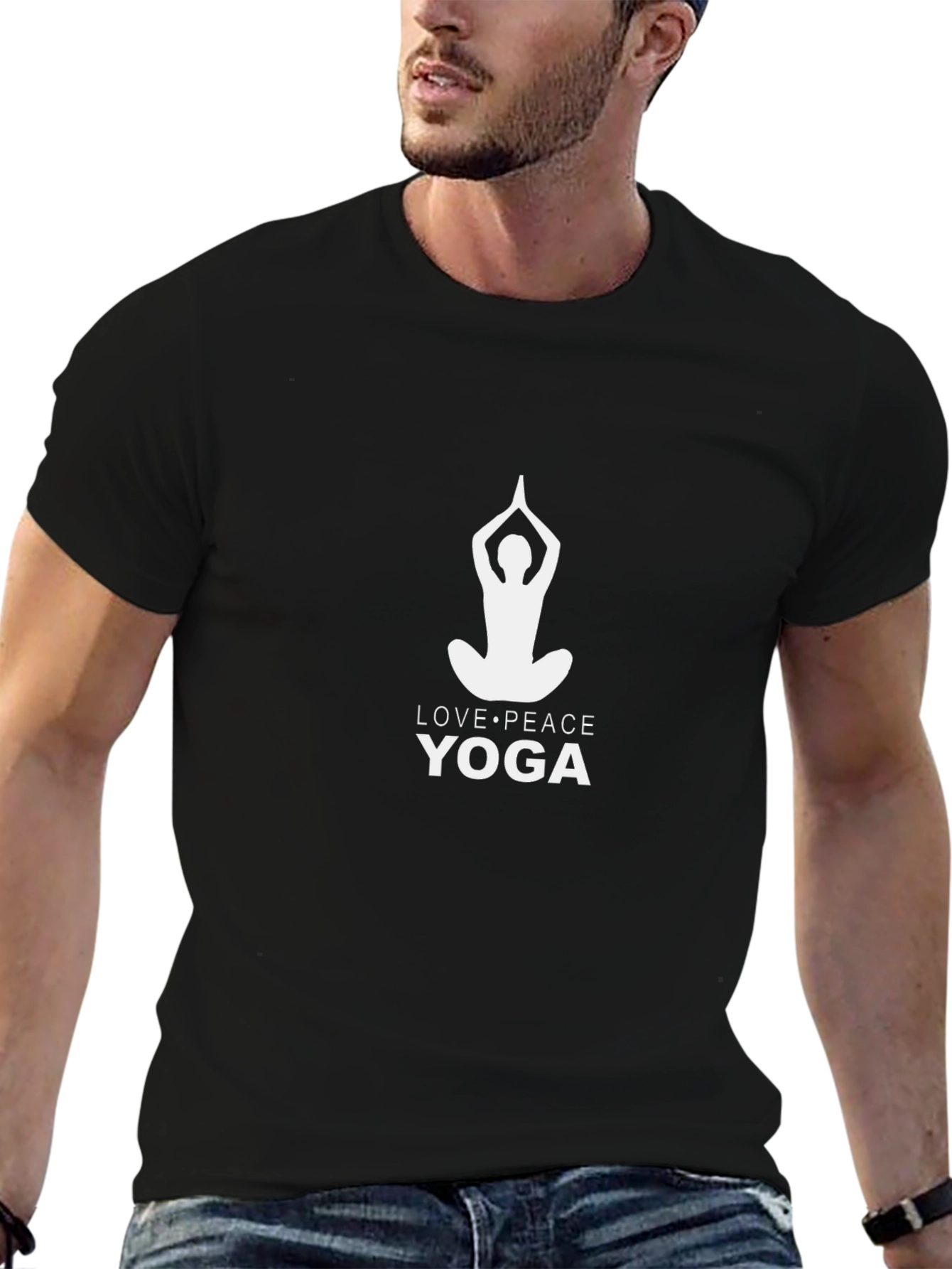 Yoga Love Peace Graphic Tee