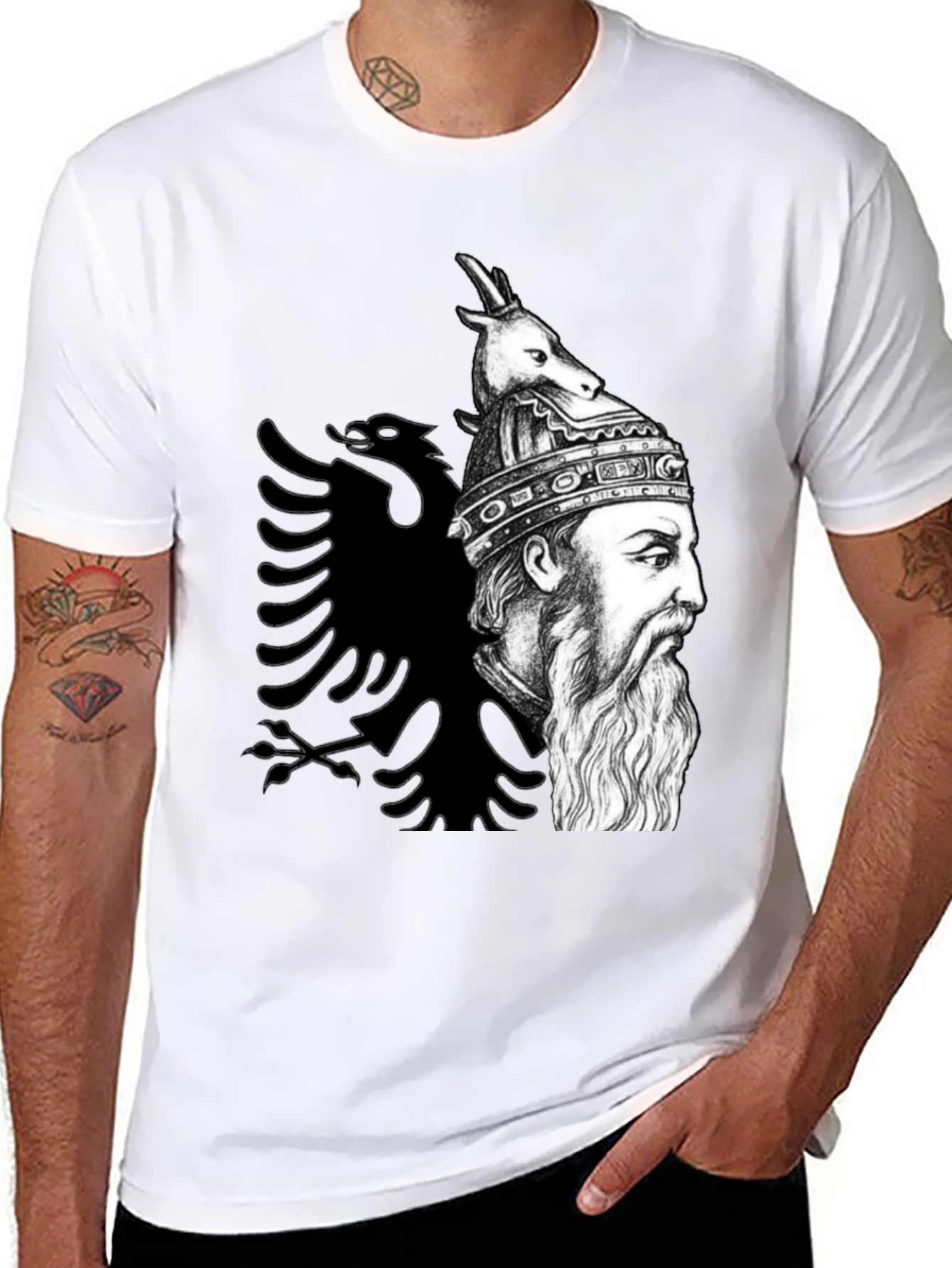 Albanian Hero Tee - Gjergj Kastrioti Skanderbeg T-Shirt
