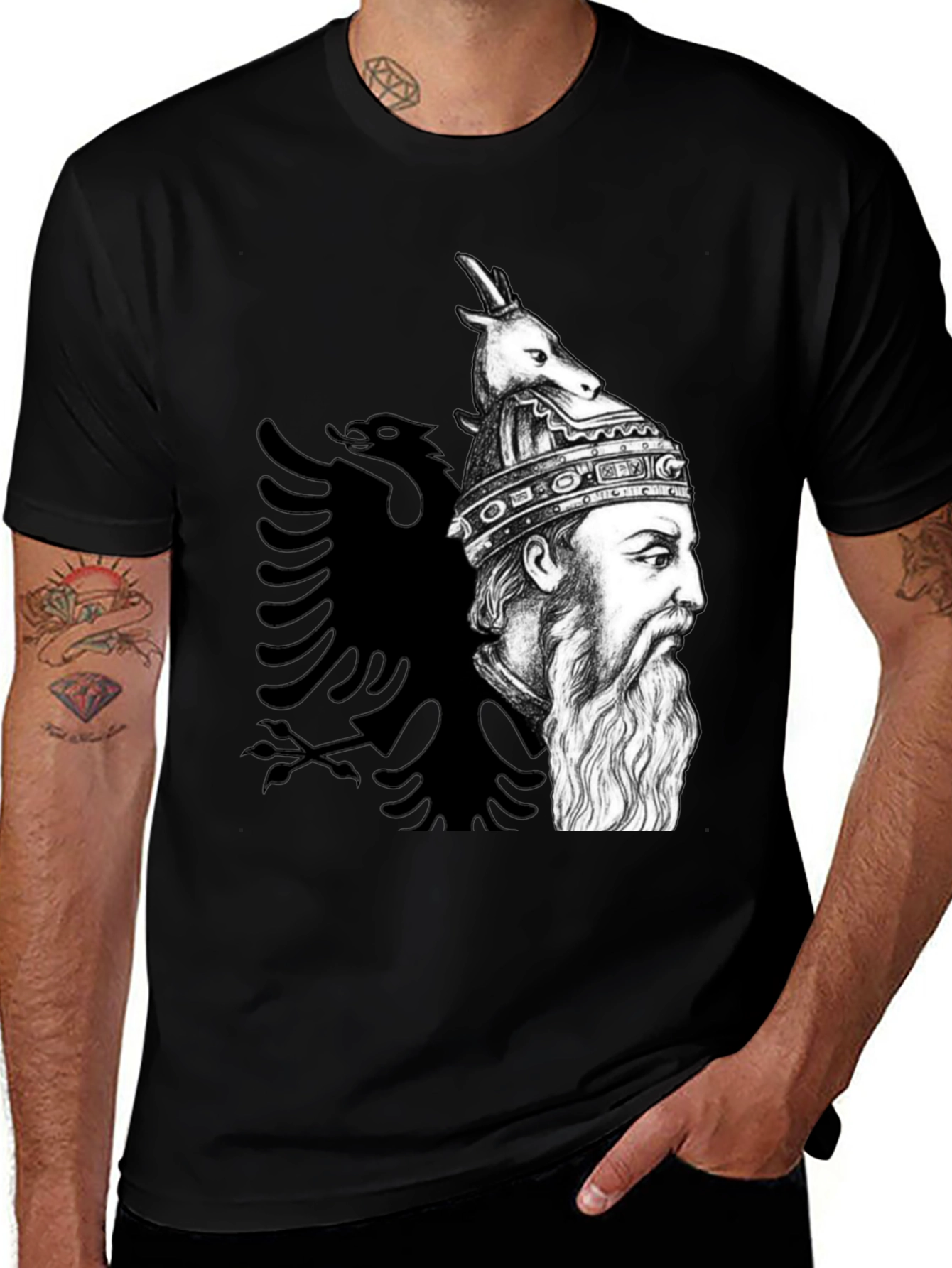Albanian Hero Tee - Gjergj Kastrioti Skanderbeg T-Shirt
