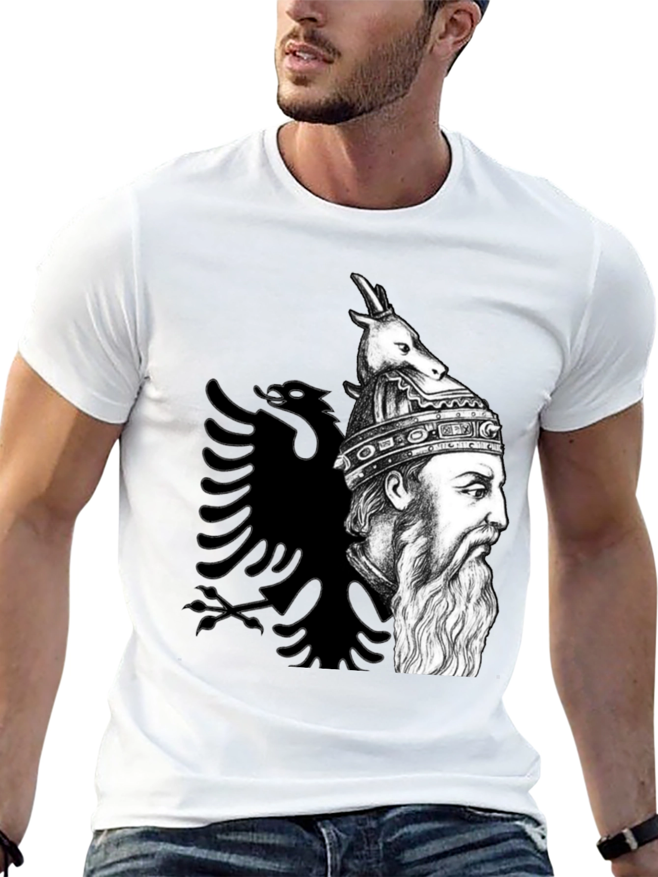 Albanian Hero Tee - Gjergj Kastrioti Skanderbeg T-Shirt