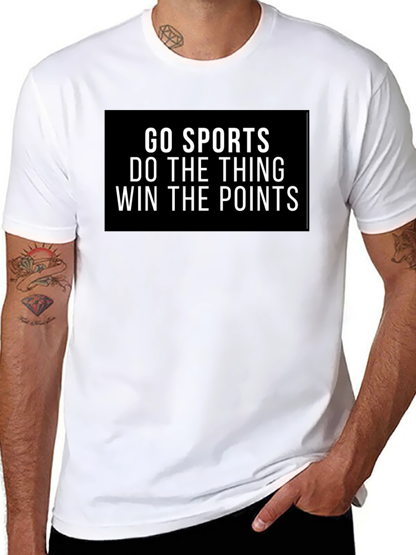 Go Sports T-Shirt - Funny Slogan Tee