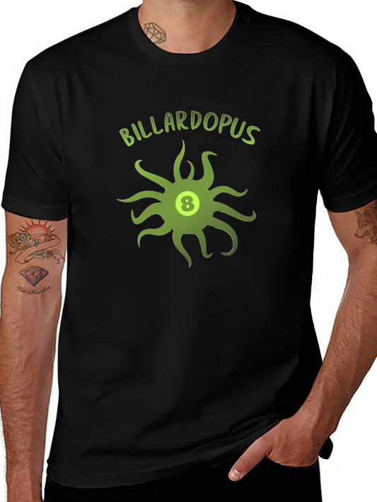 Billardopus T-Shirt - Eight Ball Octopus Design