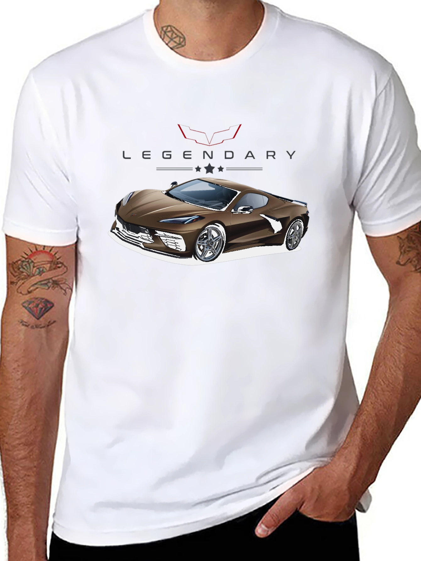 Legendary Car Graphic T-Shirt - Automotive Fan Apparel