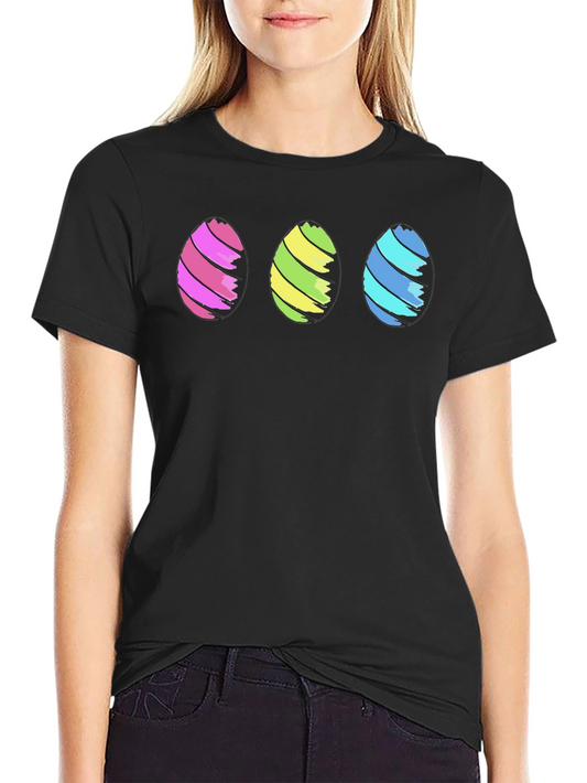 Easter Egg Graphic Tee - Mens Short Sleeve Crew Neck T-Shirt