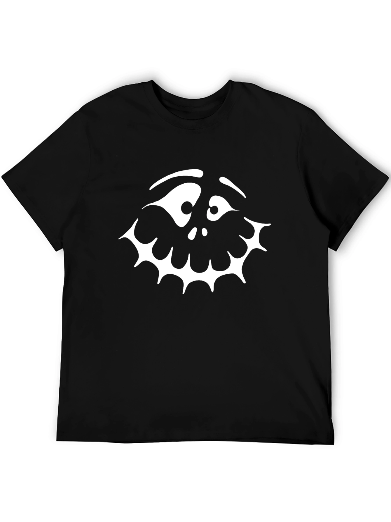 Spooky Face Graphic Tee - Halloween T-Shirt