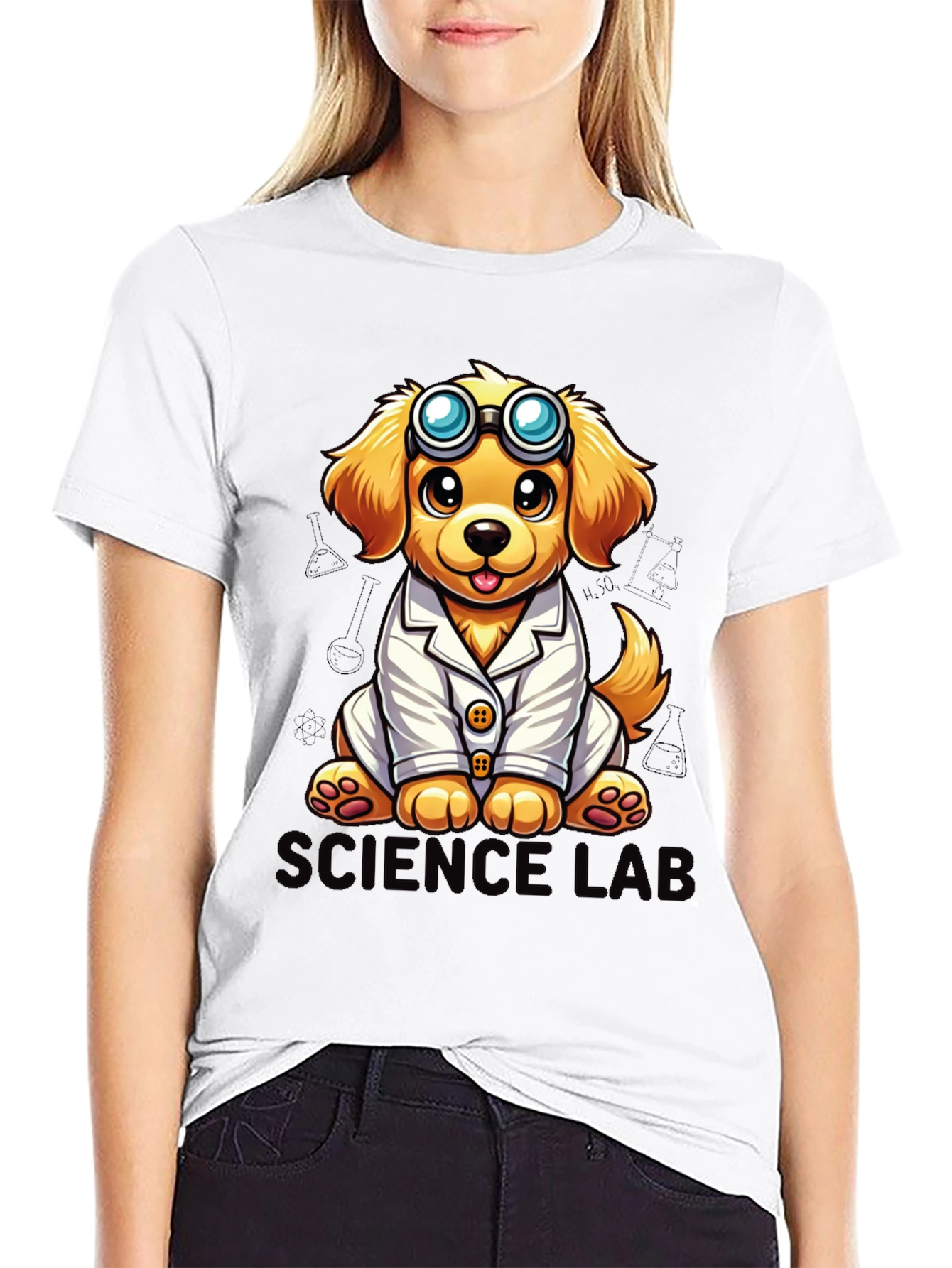 Science Lab Dog T-Shirt