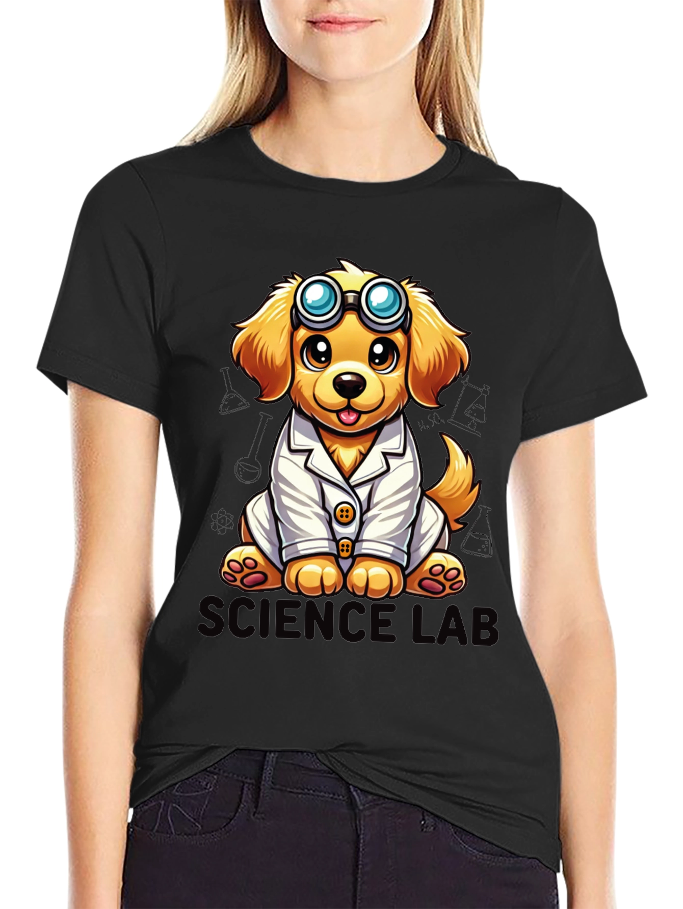 Science Lab Dog T-Shirt