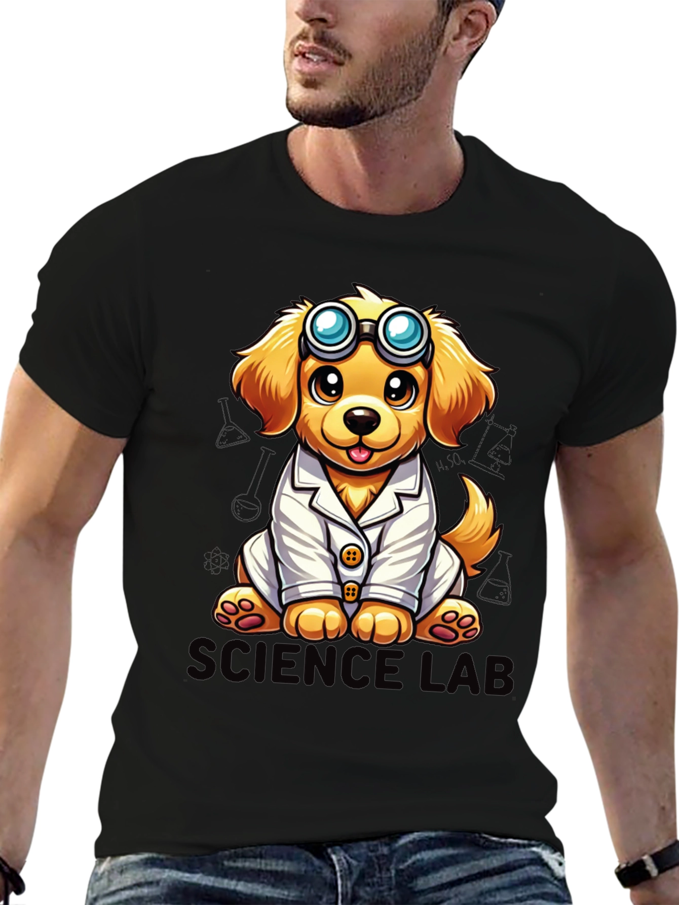 Science Lab Dog T-Shirt