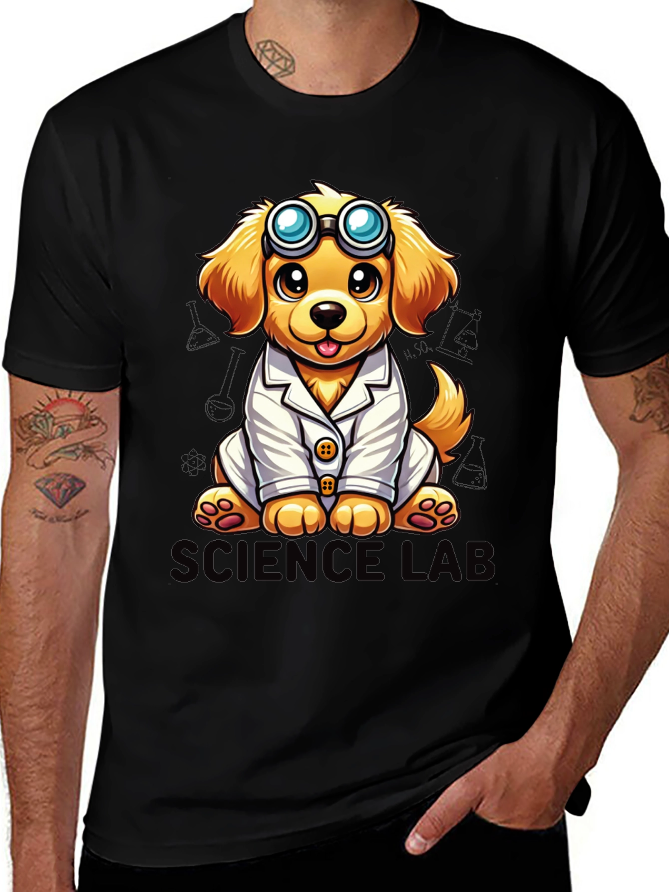 Science Lab Dog T-Shirt