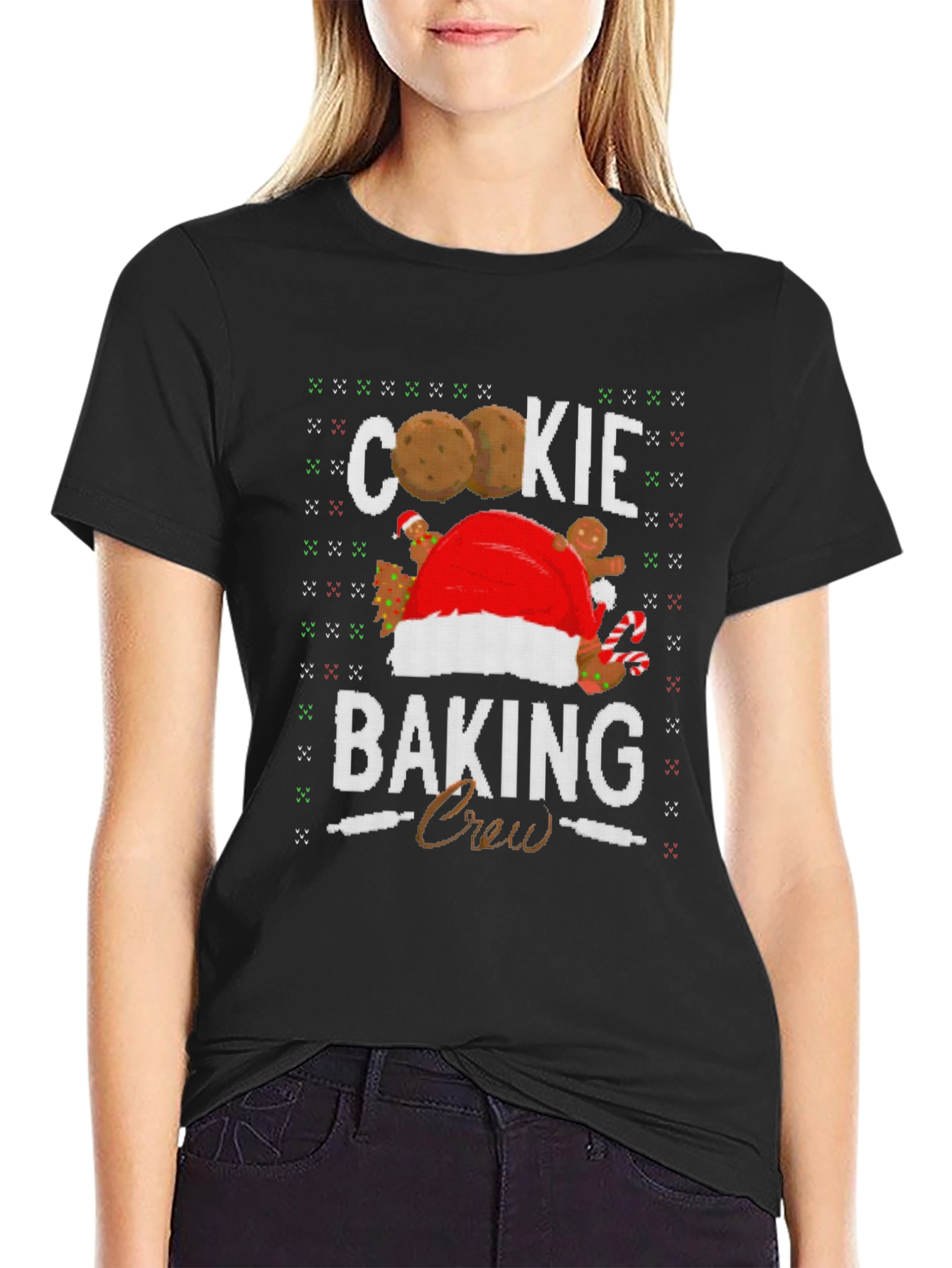 Cookie Baking Crew Christmas T-Shirt