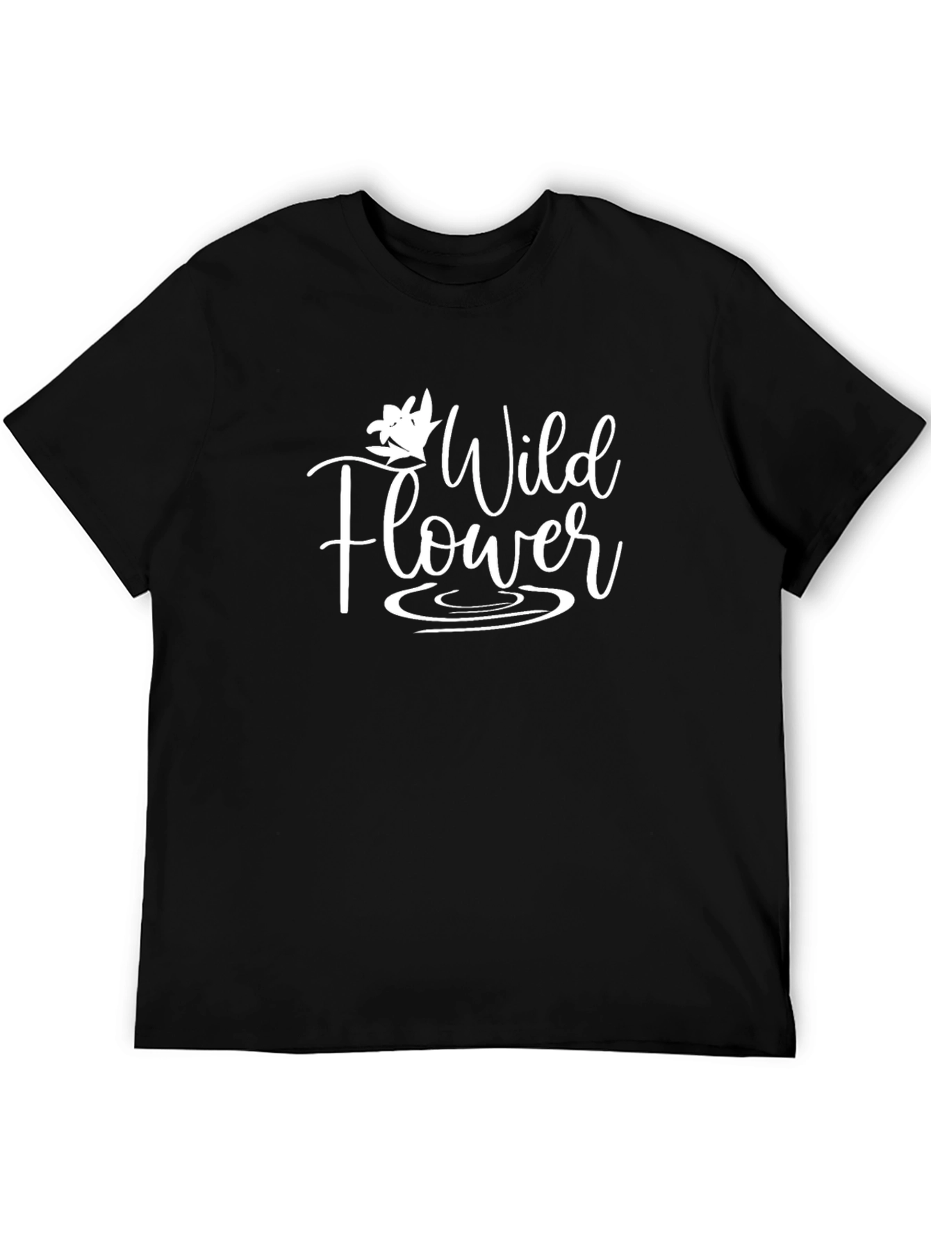 Wildflower Graphic Tee - Black T-Shirt