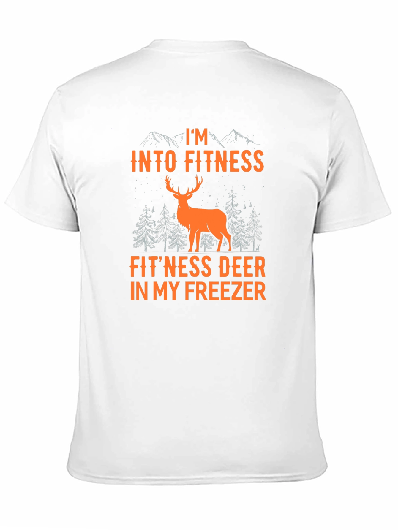 Fitness Deer T-Shirt - Hunting Humor Graphic Tee