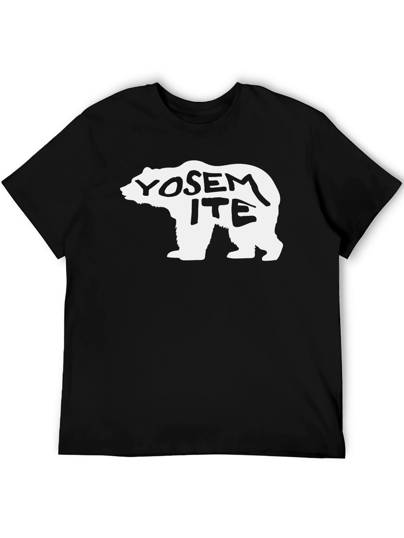 Yosemite Bear Black T-Shirt - Adventure Ready!