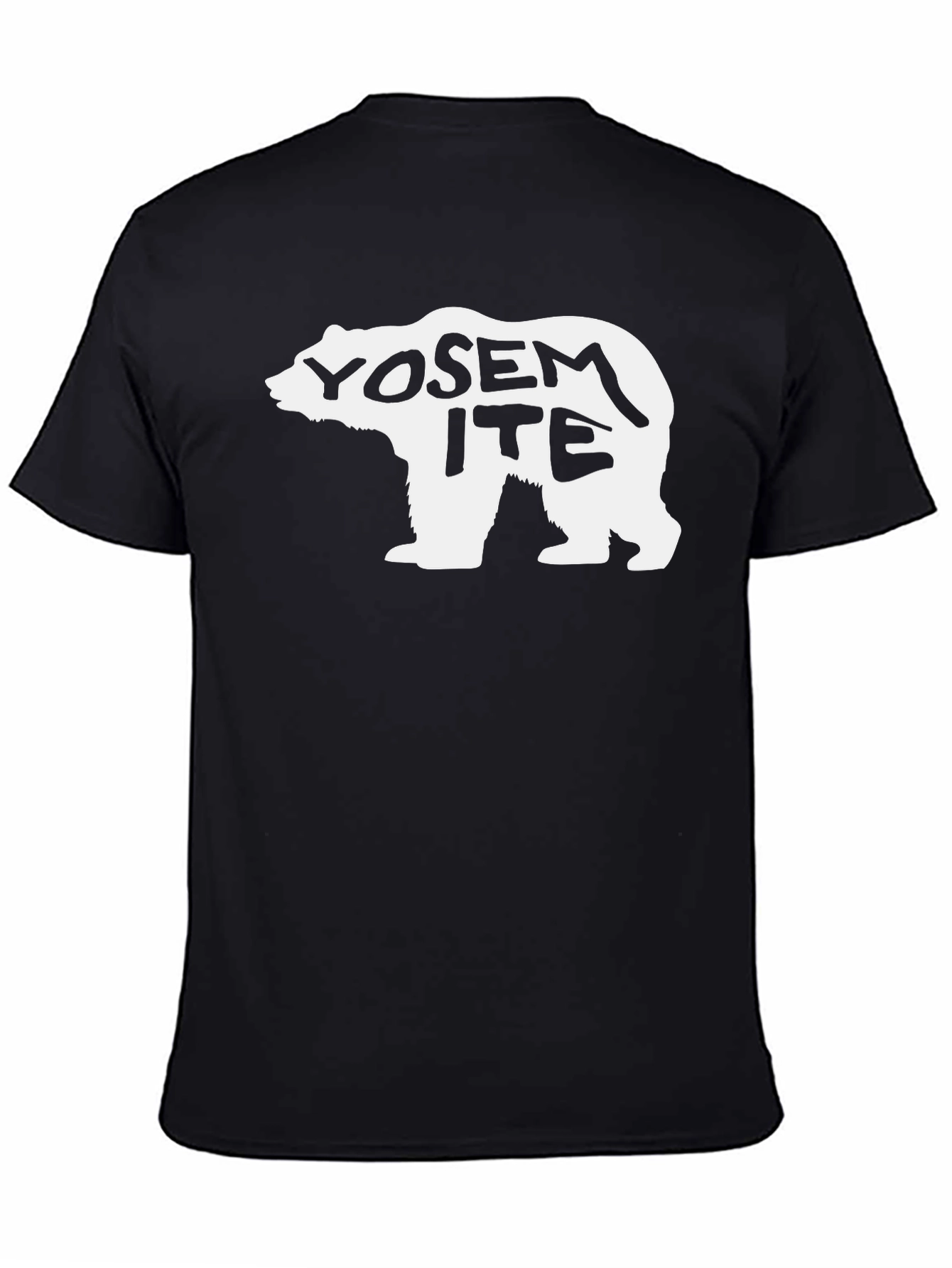 Yosemite Bear Black T-Shirt - Adventure Ready!