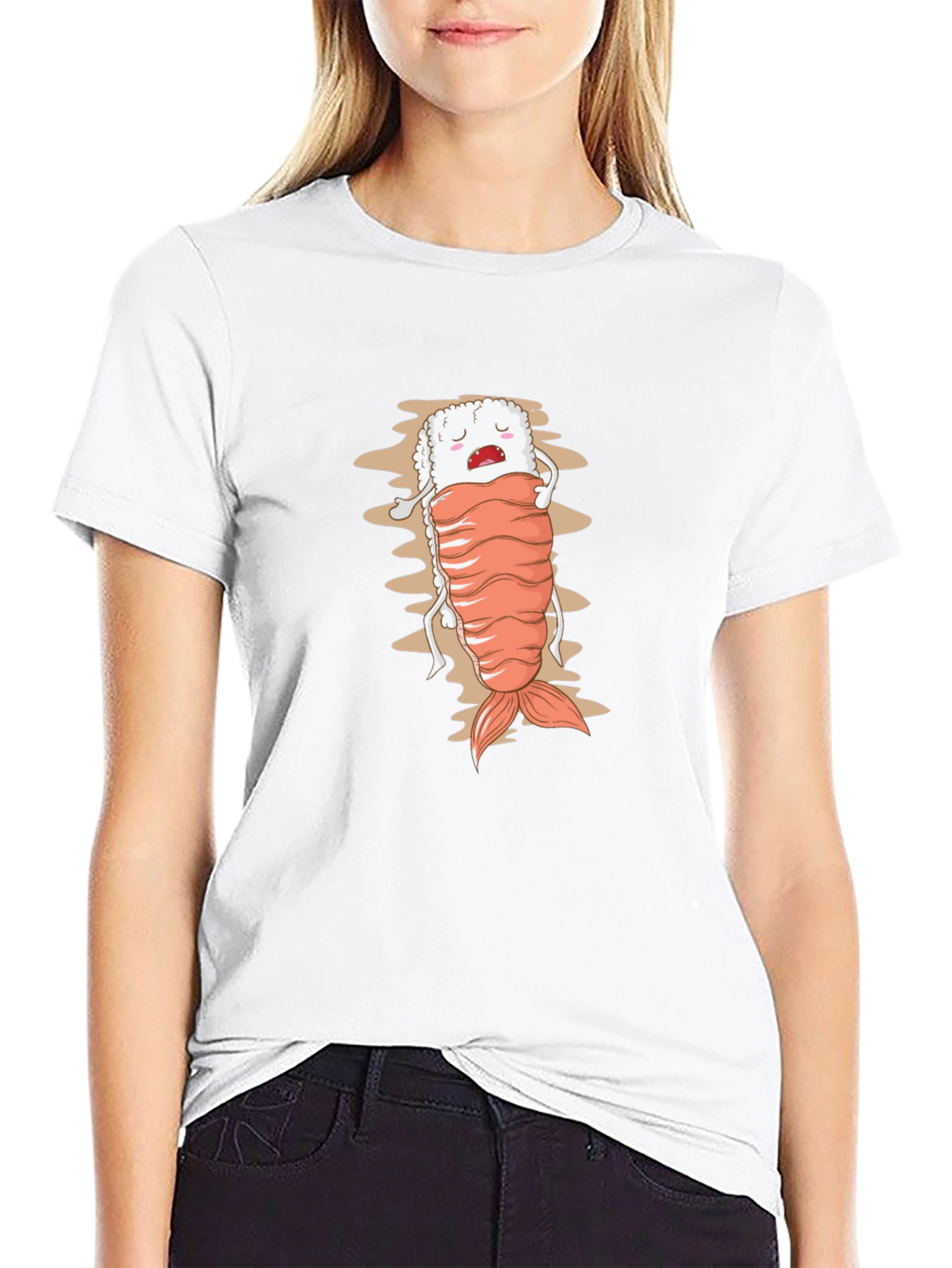Sushi Nap T-Shirt - Quirky Foodie Tee