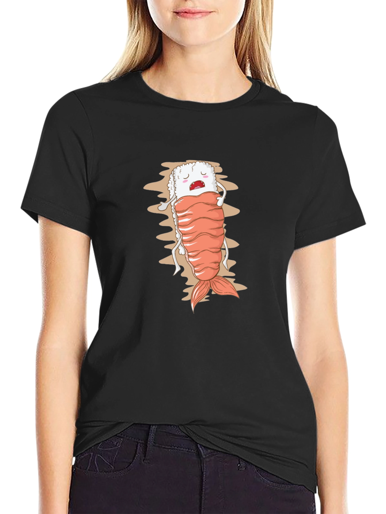 Sushi Nap T-Shirt - Quirky Foodie Tee