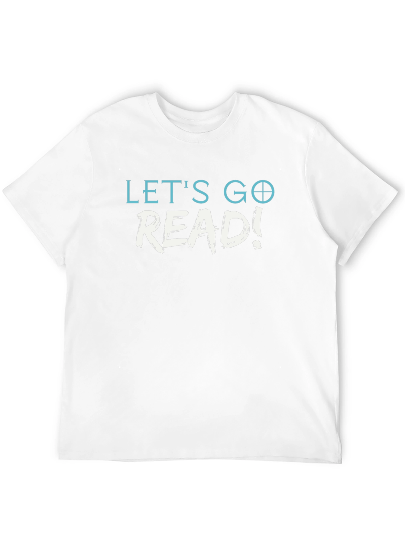 Lets Go Read! Black Graphic T-Shirt
