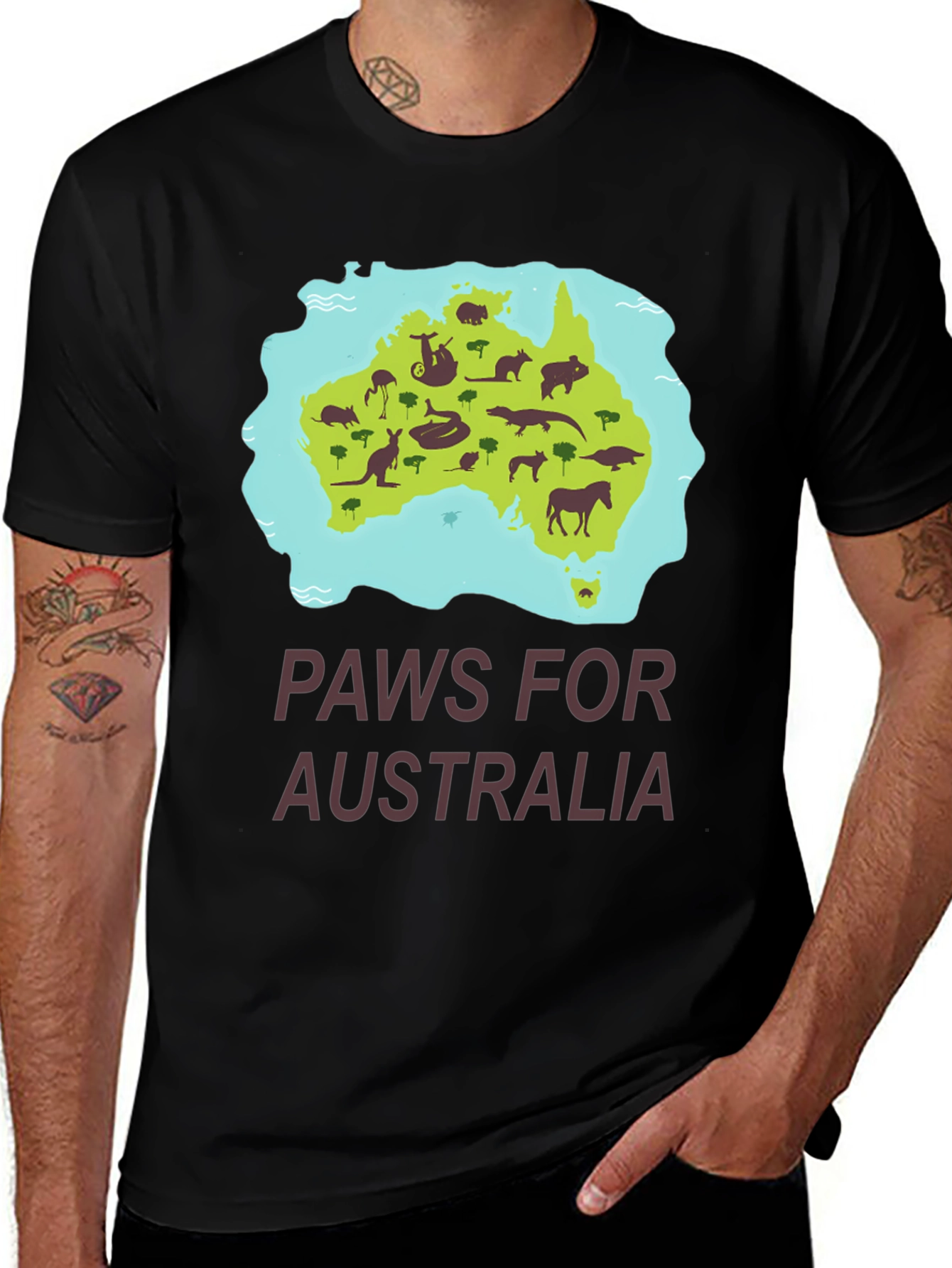 Paws for Australia Graphic Tee