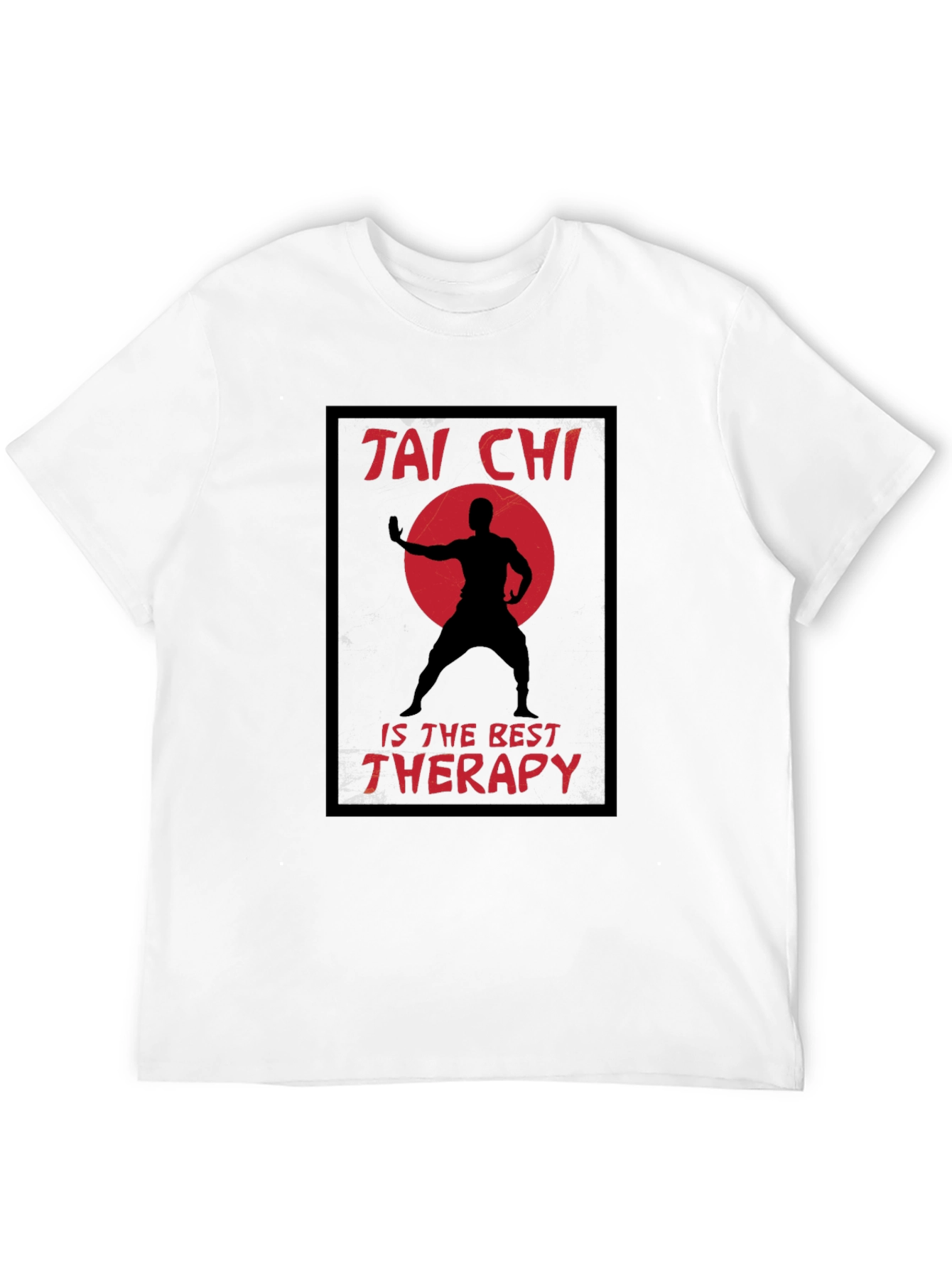 Tai Chi Therapy Black T-Shirt