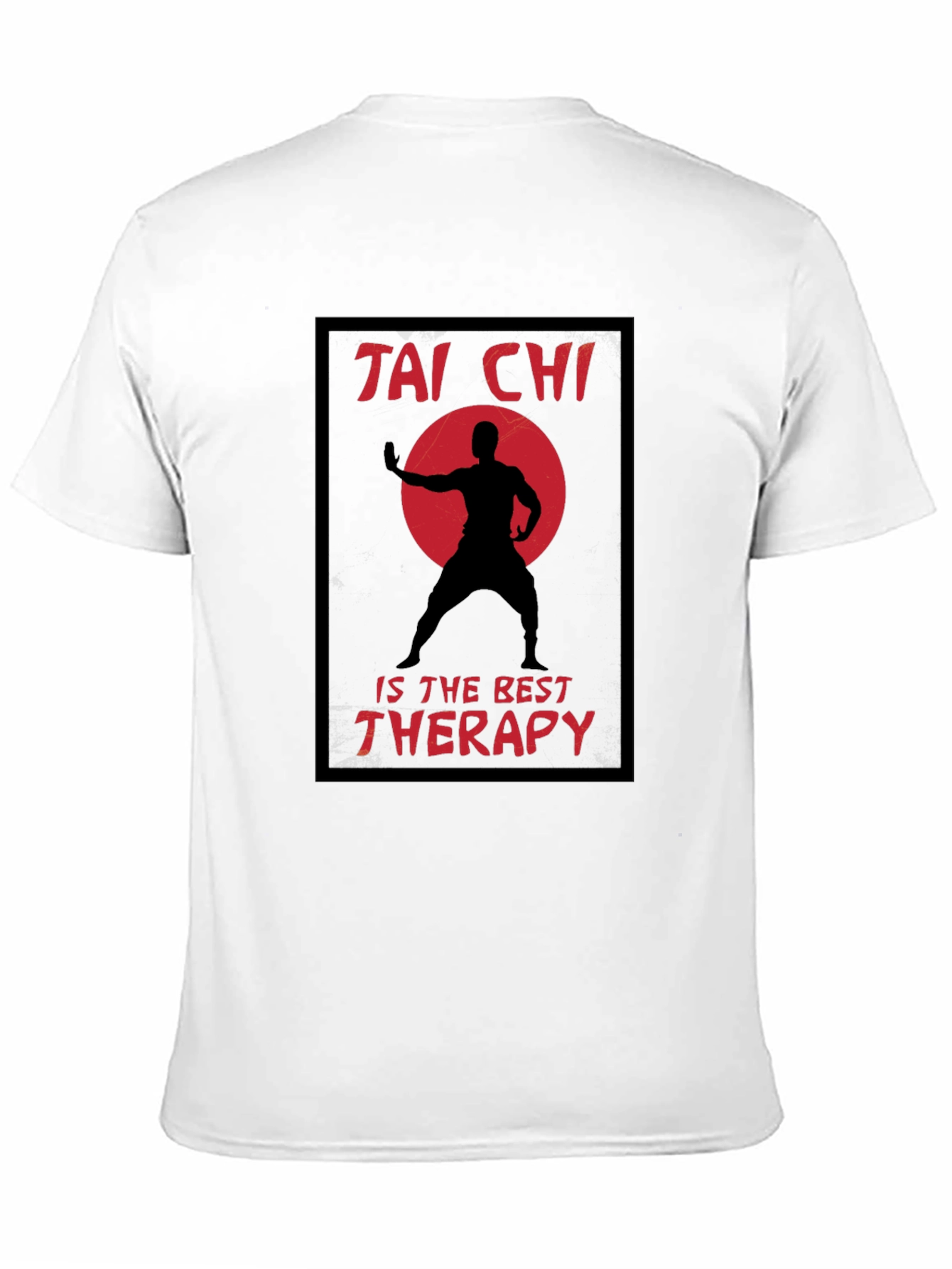 Tai Chi Therapy Black T-Shirt