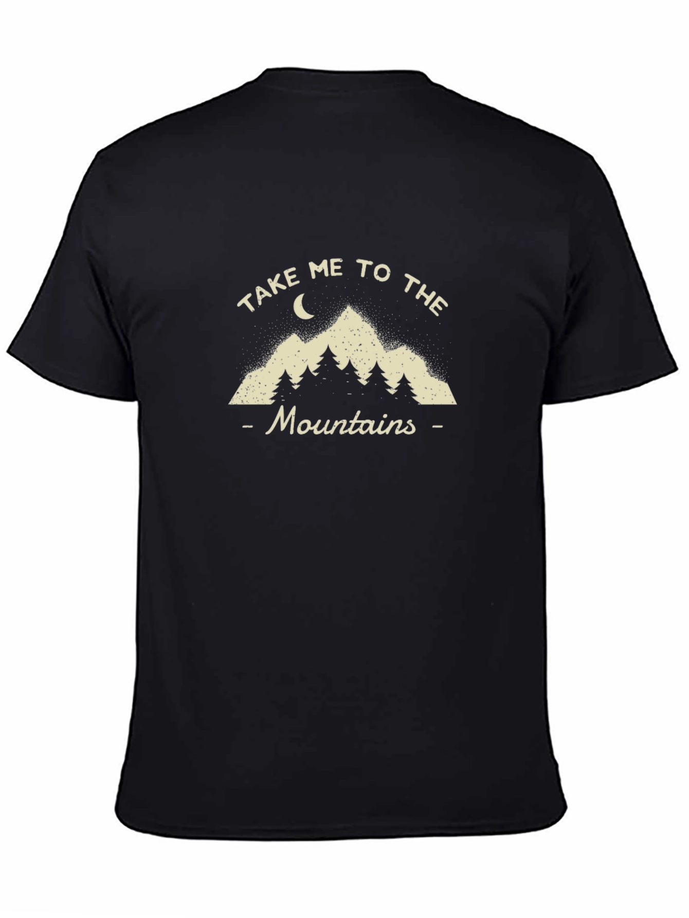 Take Me To The Mountains Black T-Shirt