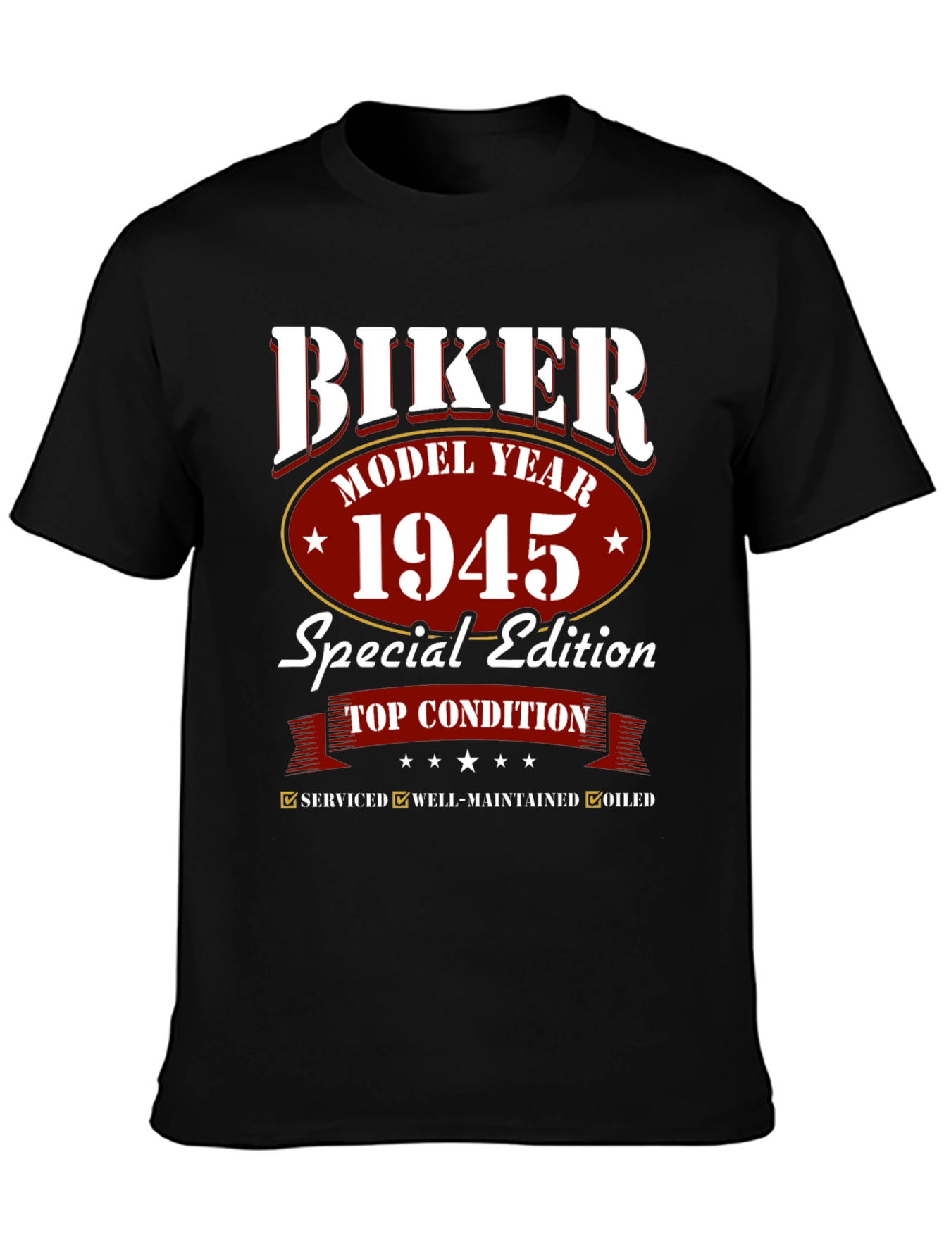 Biker Model Year 1945 Special Edition T-Shirt