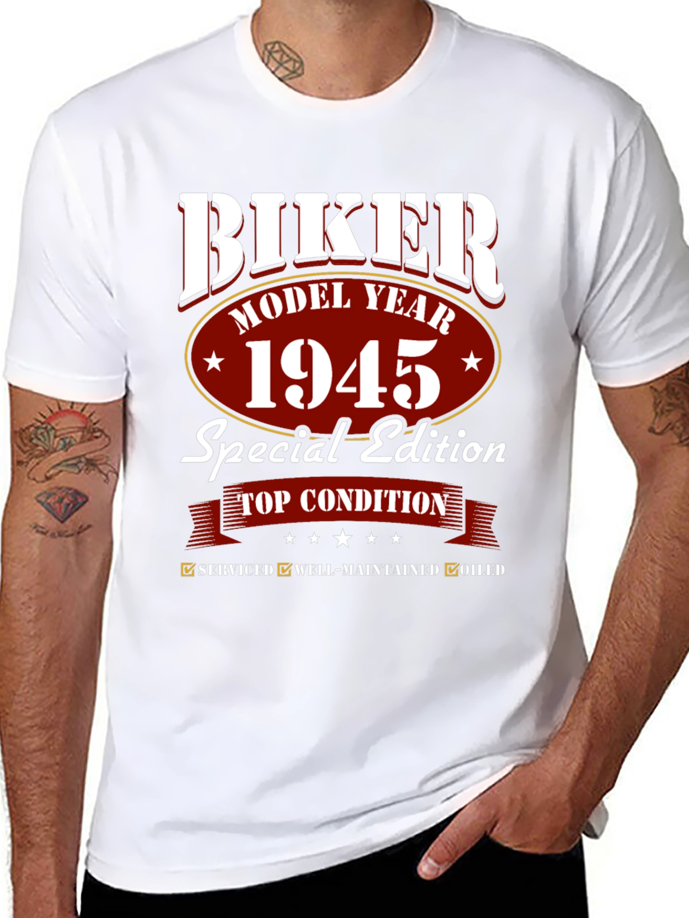 Biker Model Year 1945 Special Edition T-Shirt